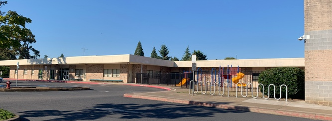 Front of John McLoughlin Elementary