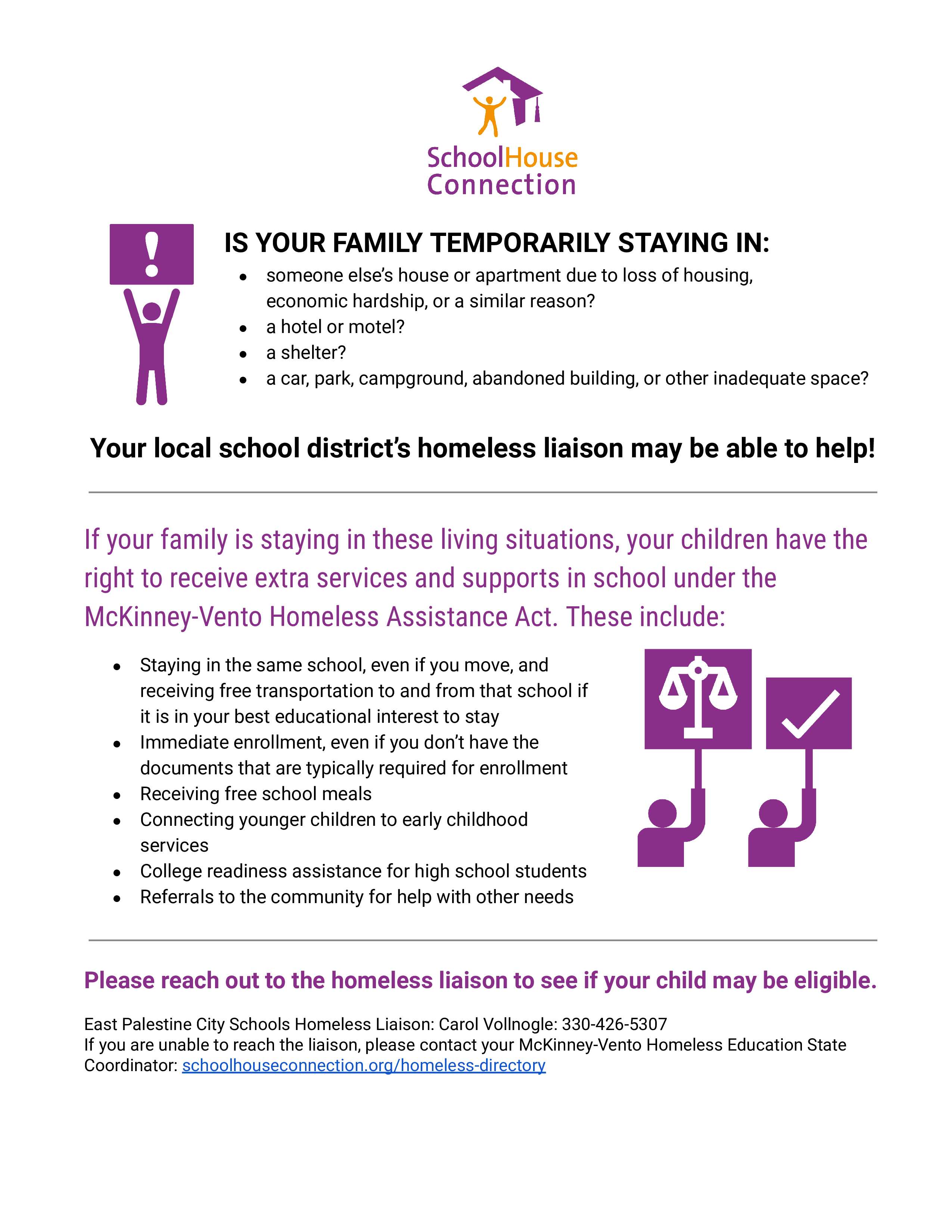 homeless information