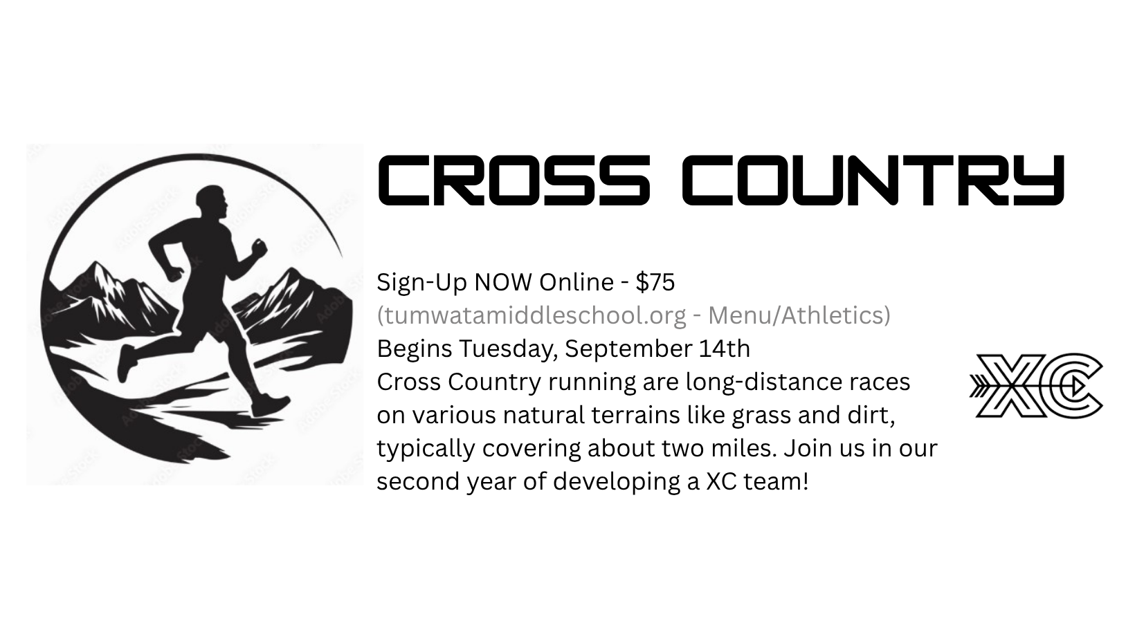 Sign Up for Cross Country!