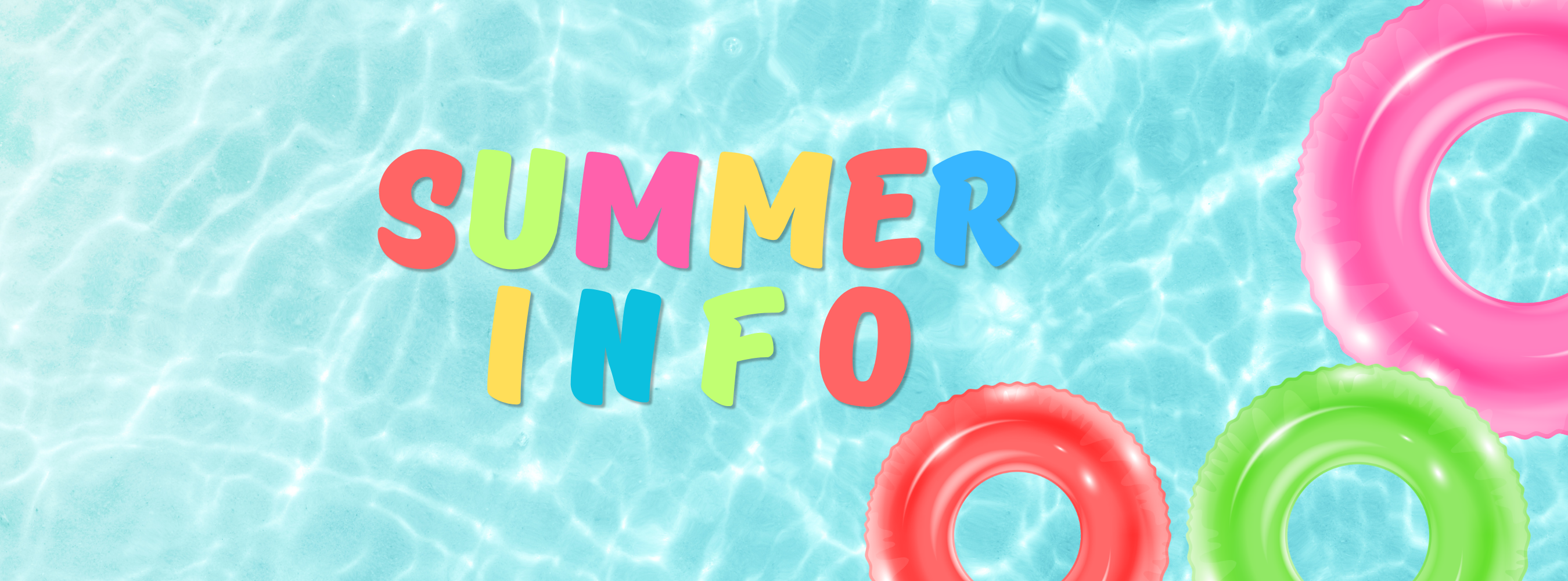 summer info banner