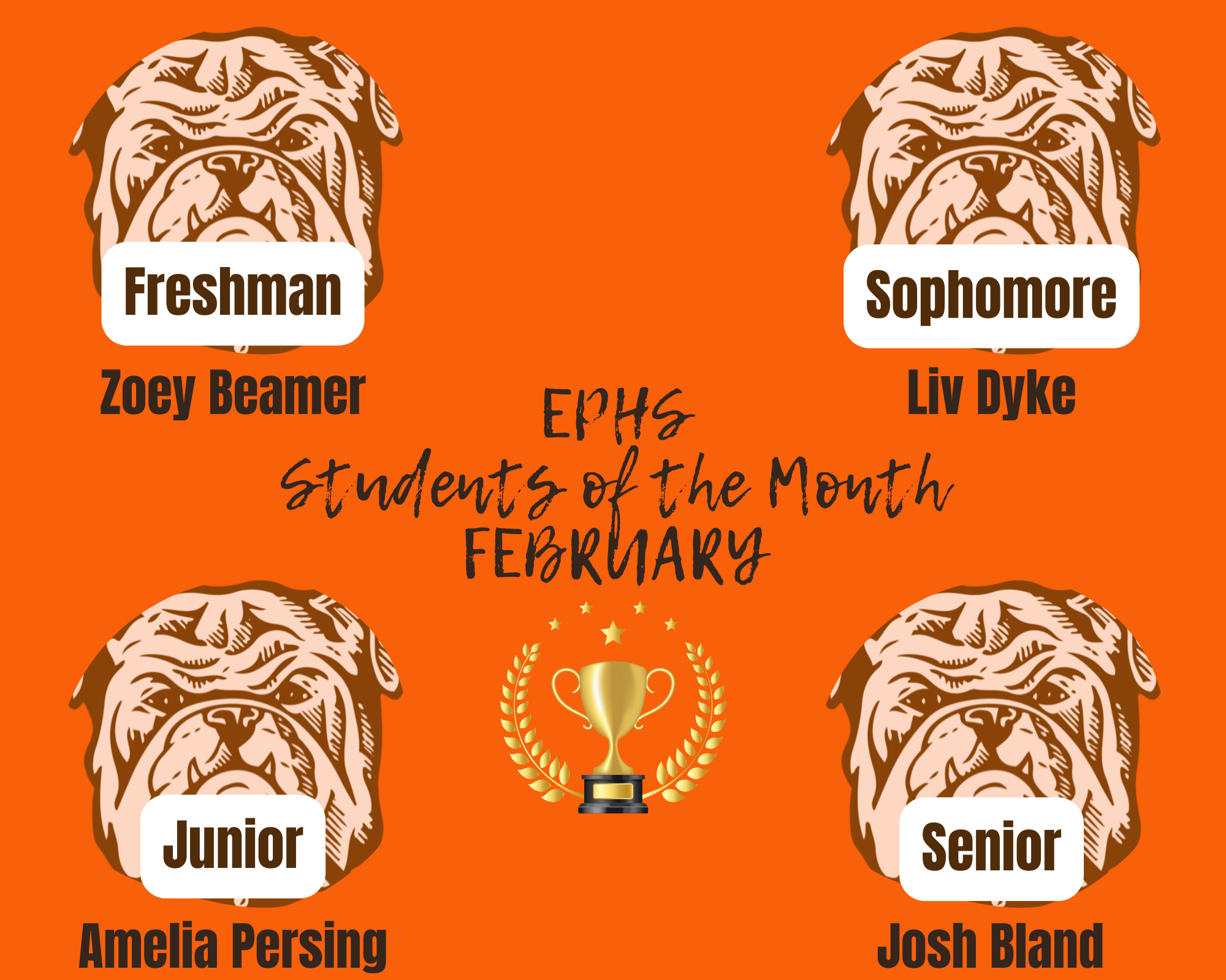 ephs students of the month
