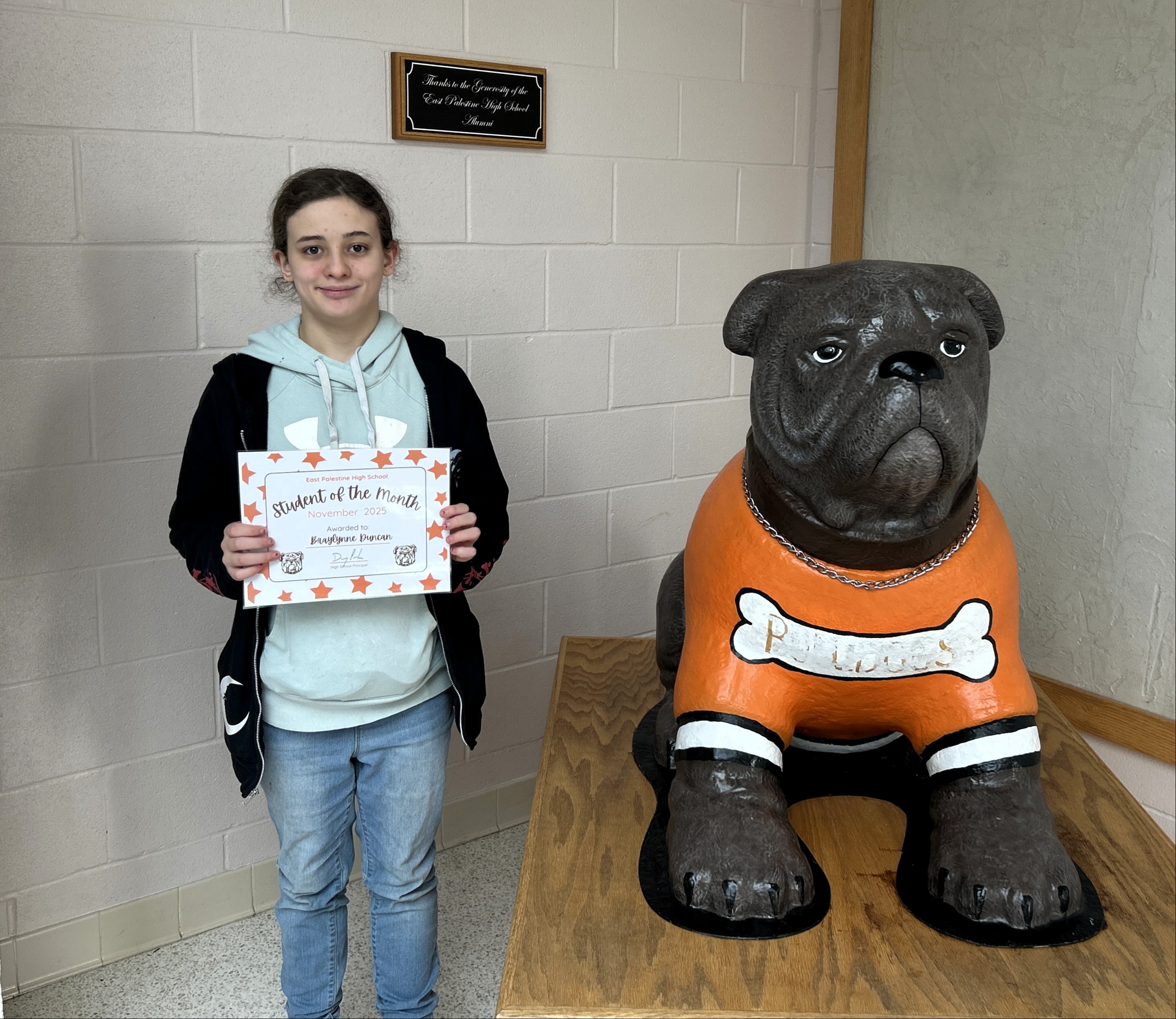 student of the month