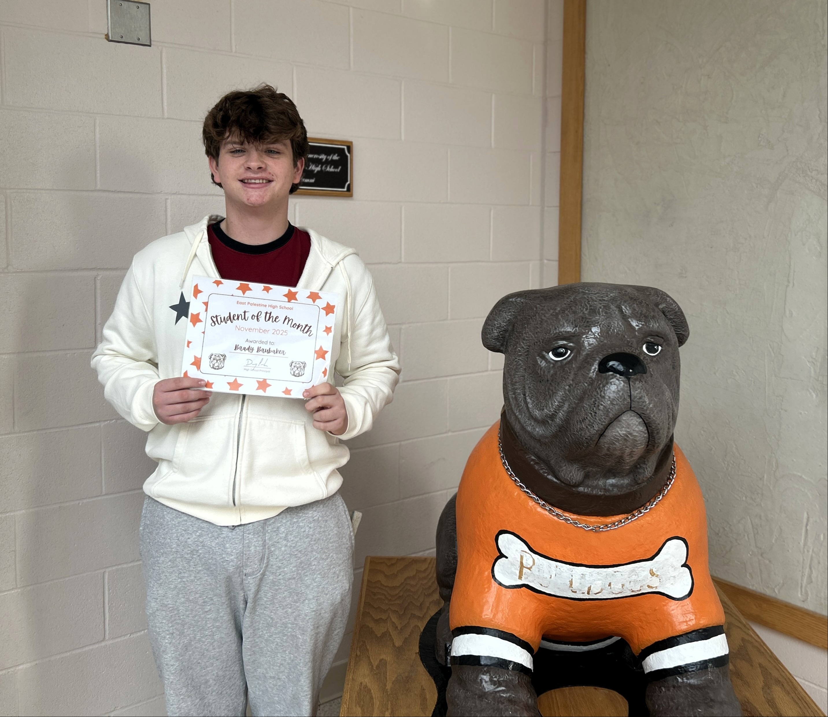 student of the month