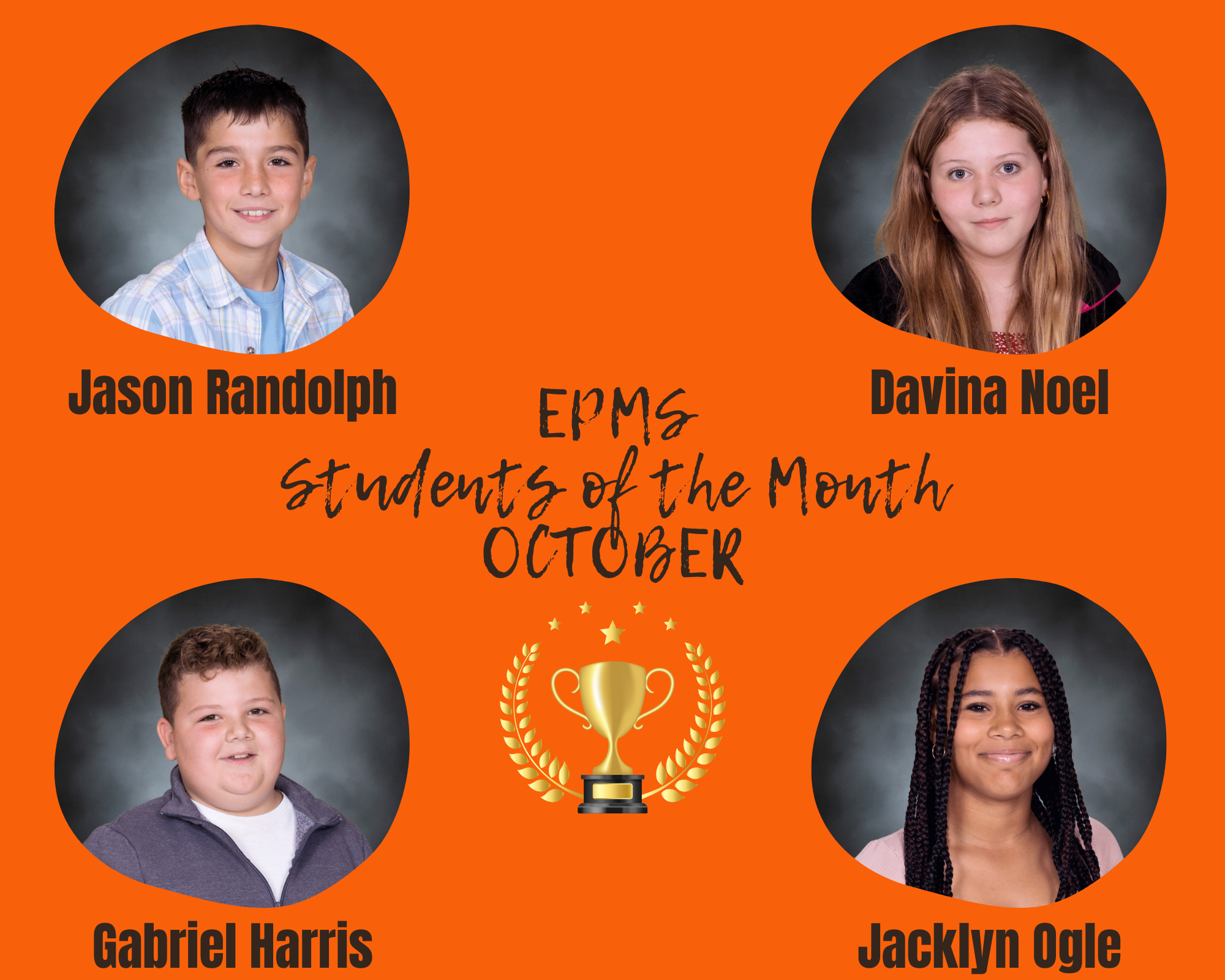 october students of the month