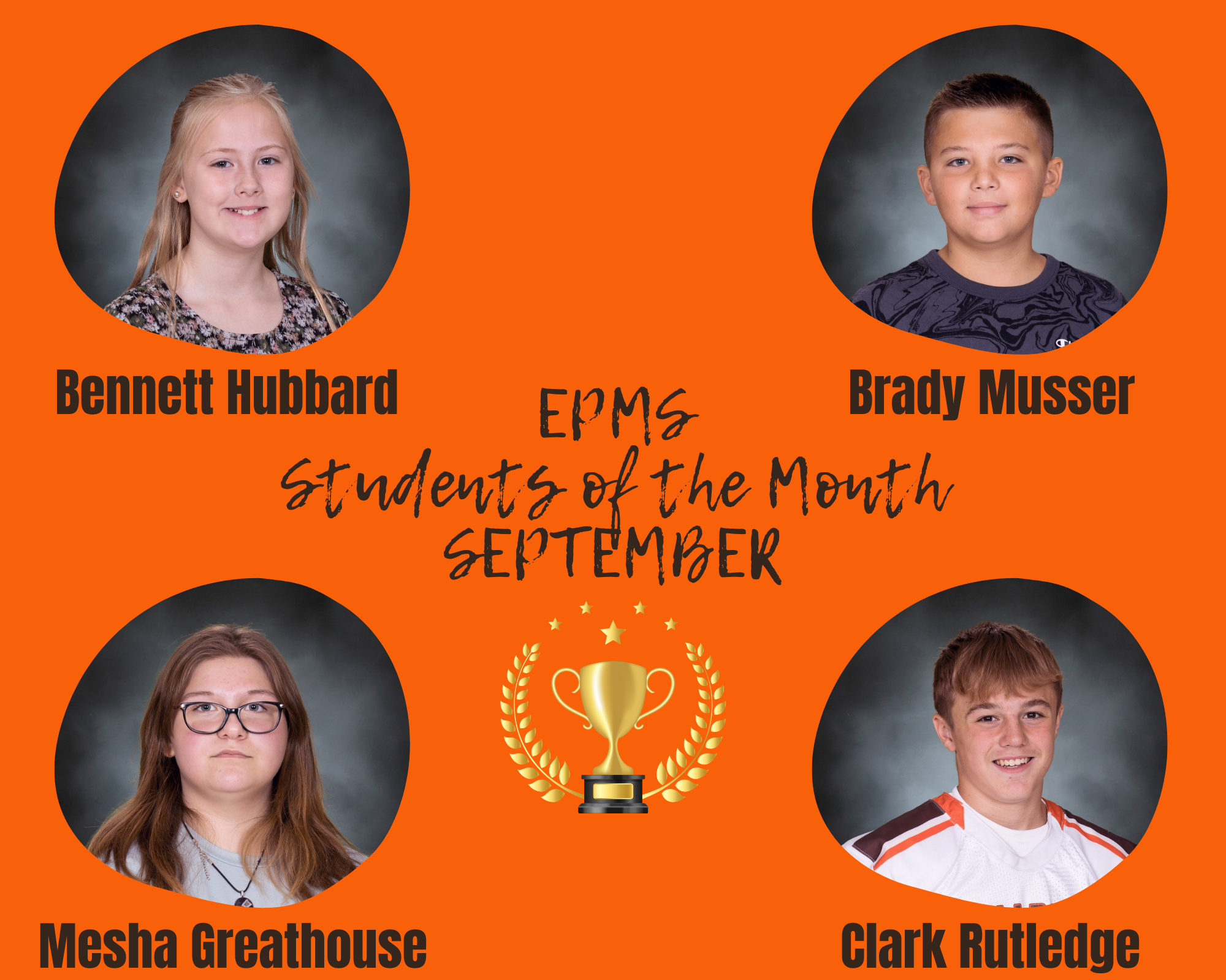 september students of the month