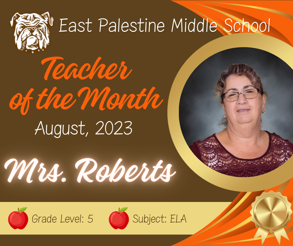 august teacher of the month