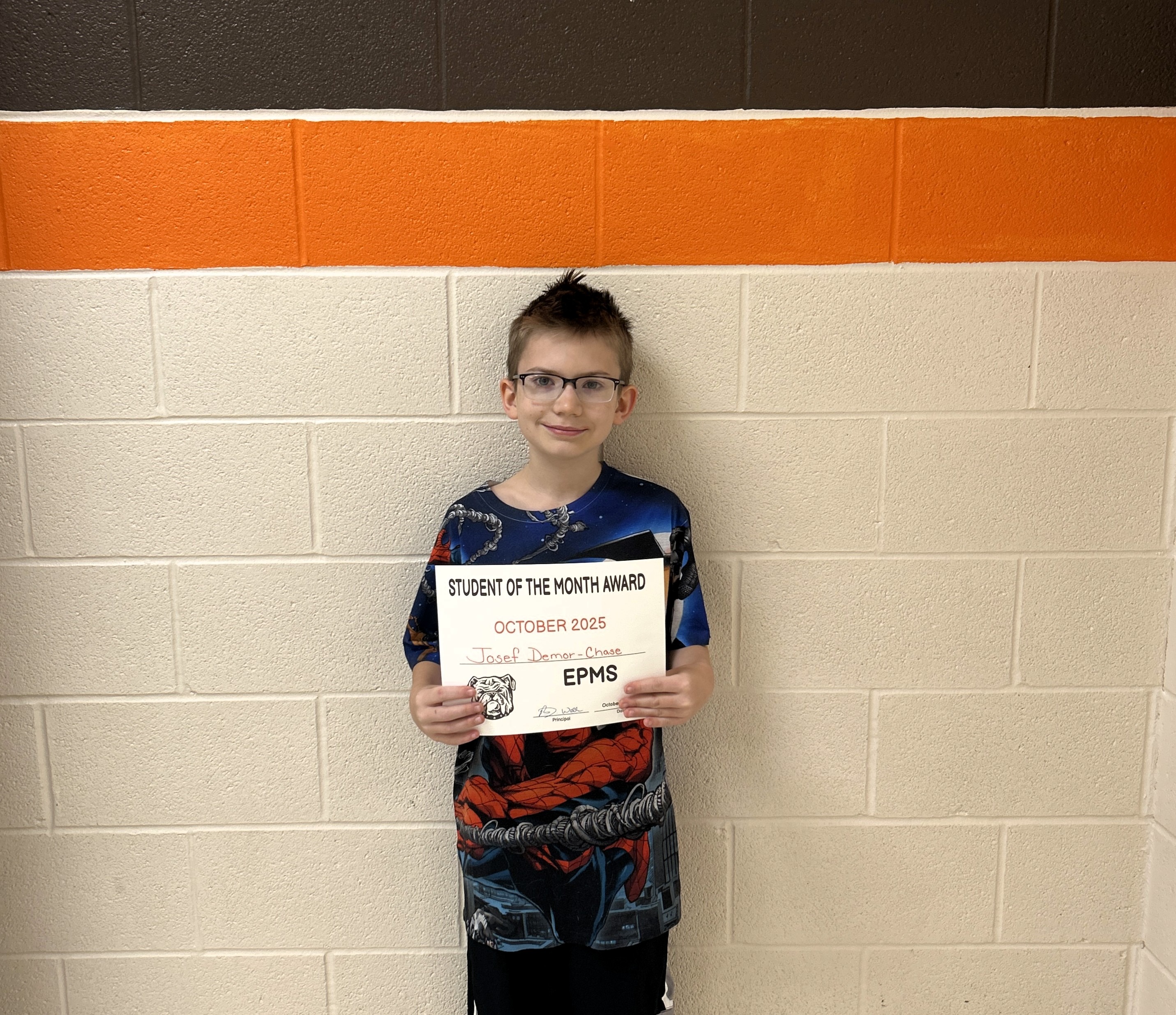 student of the month