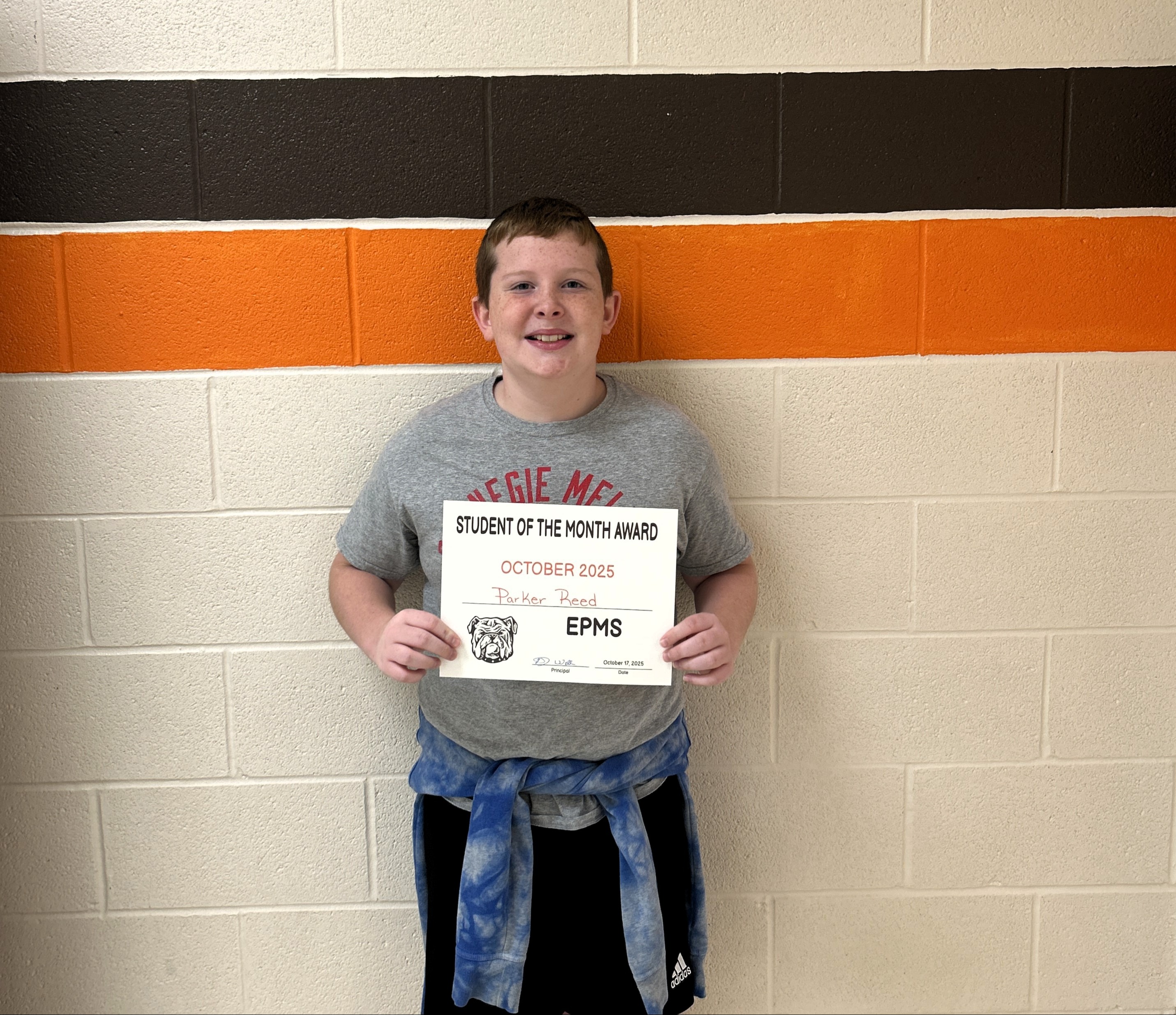student of the month