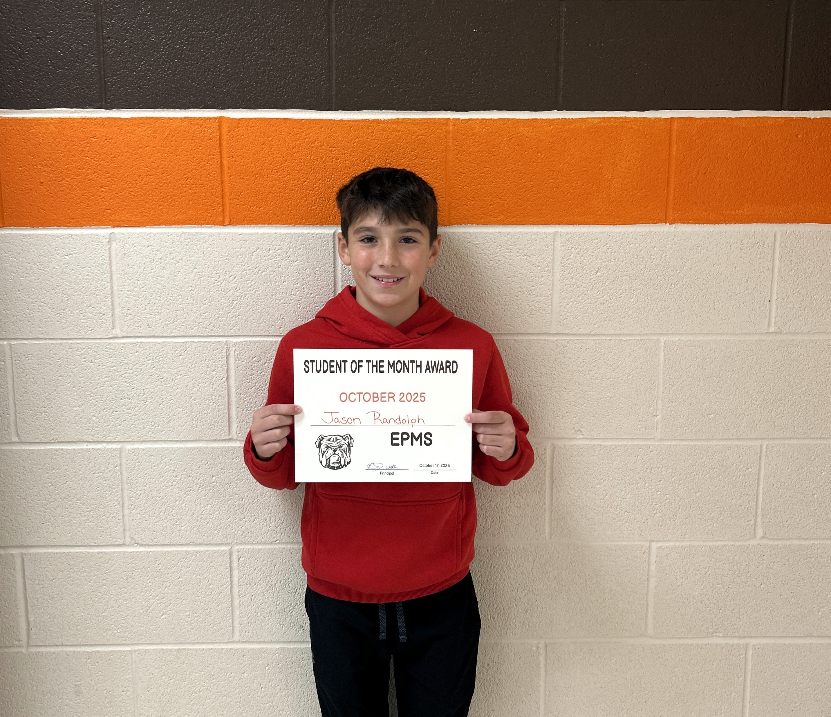 student of the month