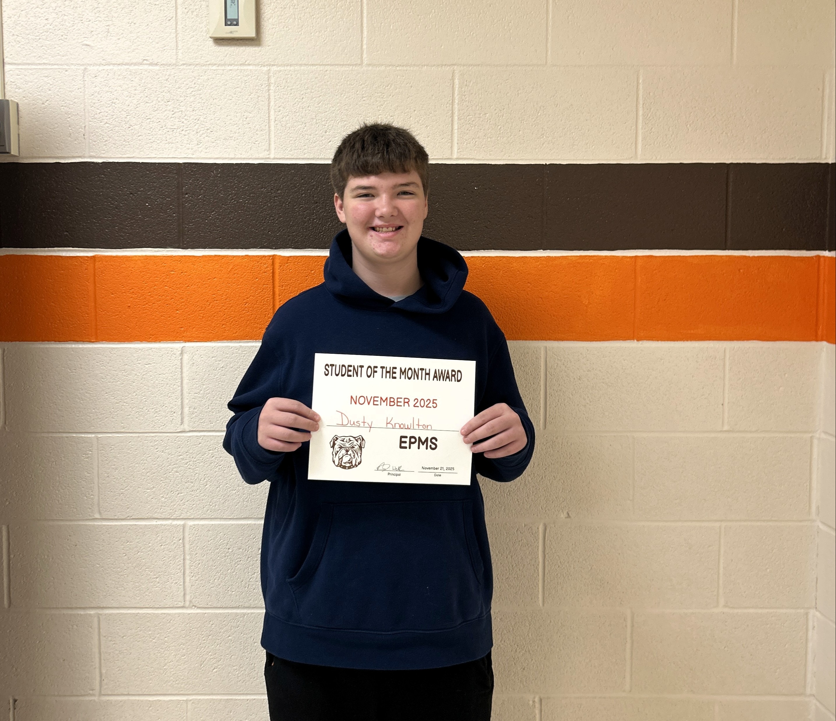 student of the month