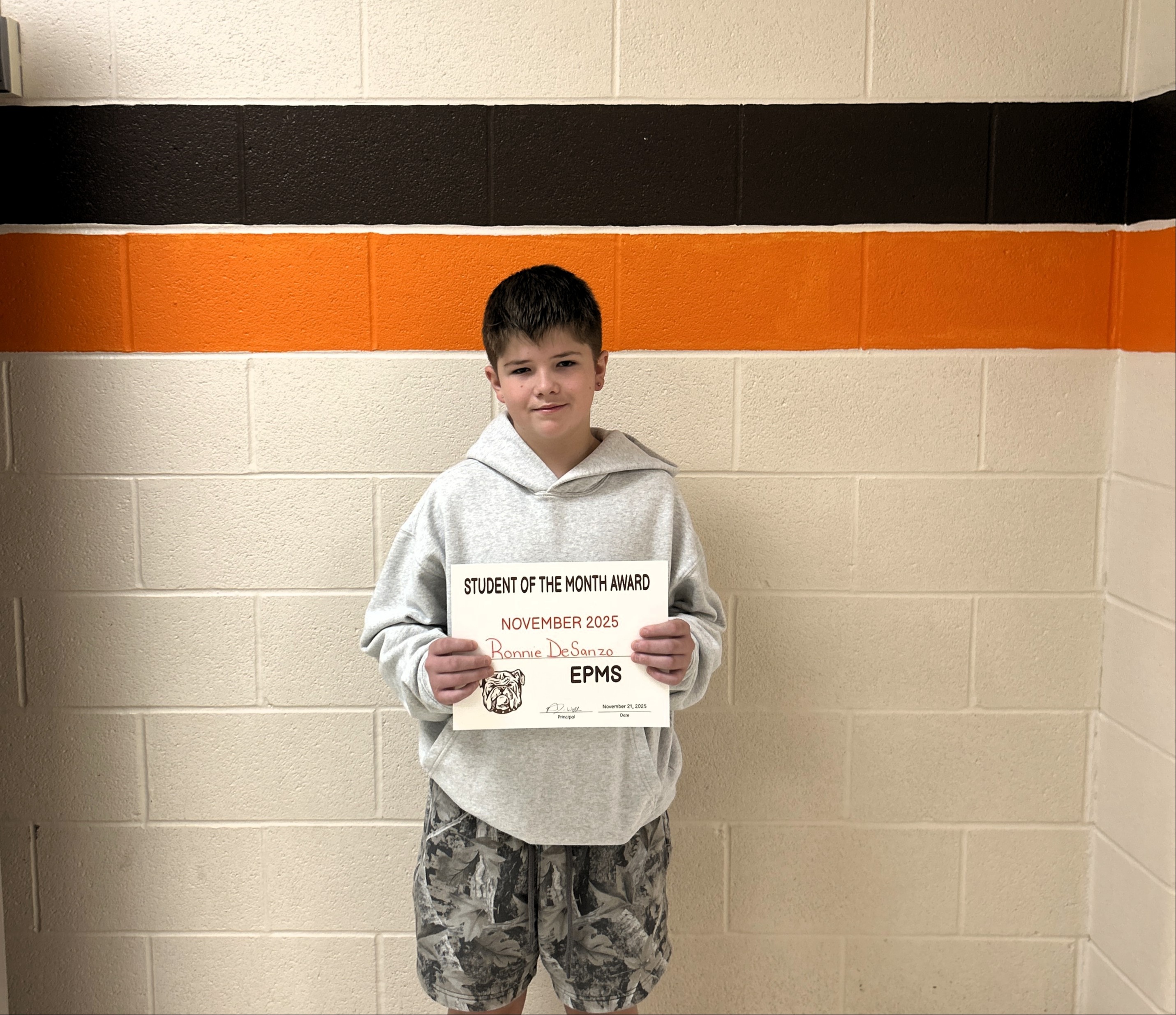 student of the month