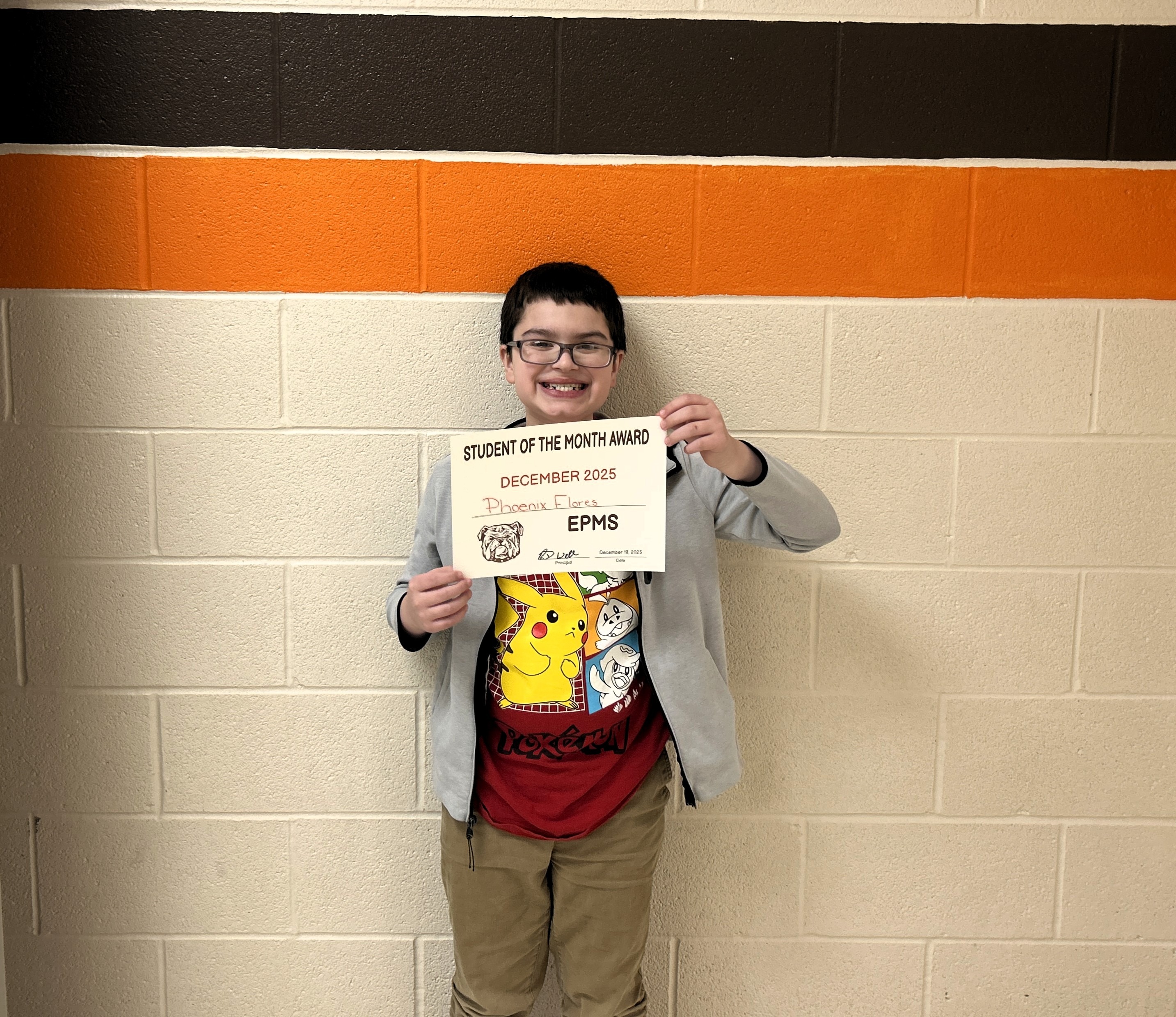 student of the month