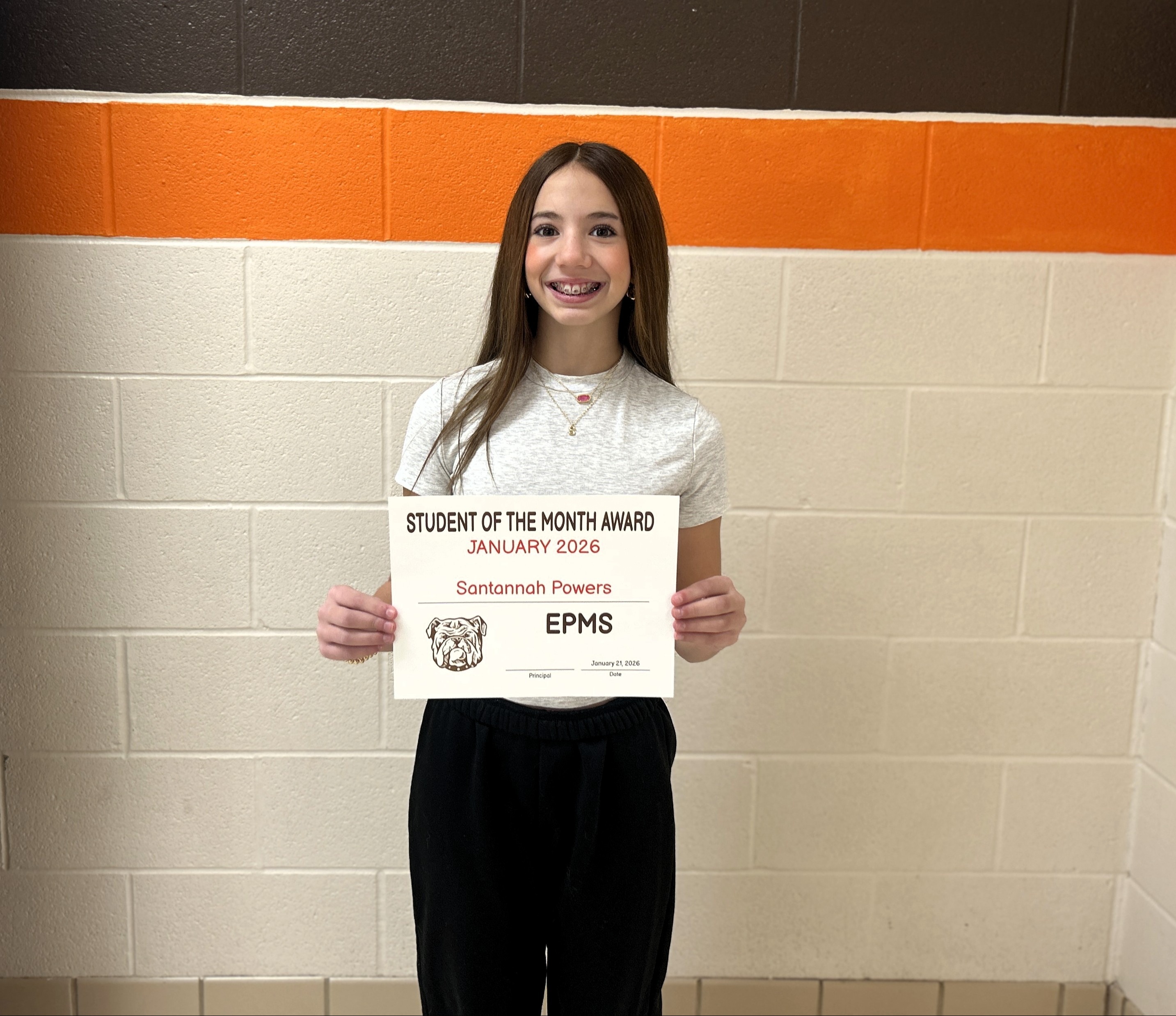 student of the month