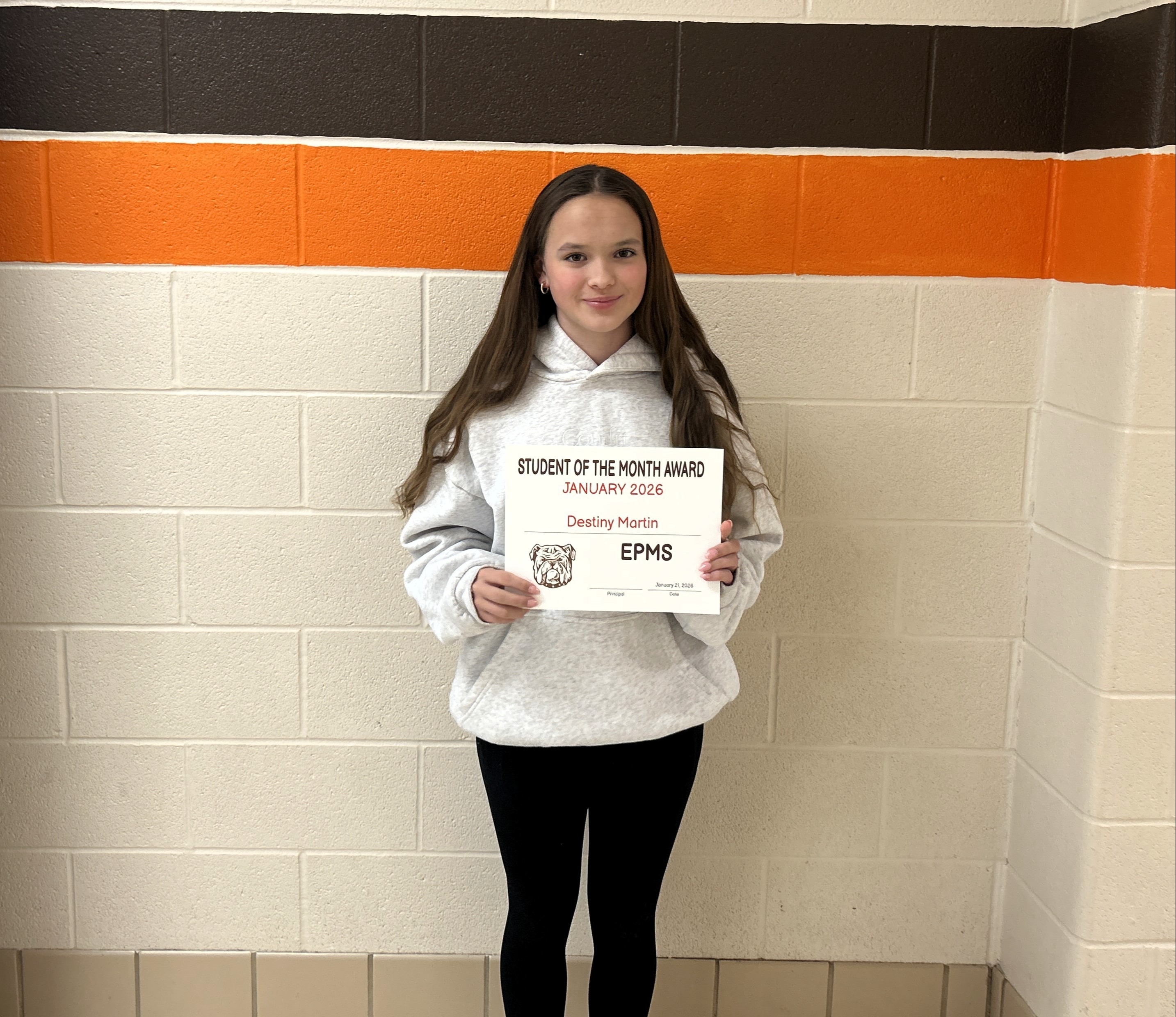 student of the month