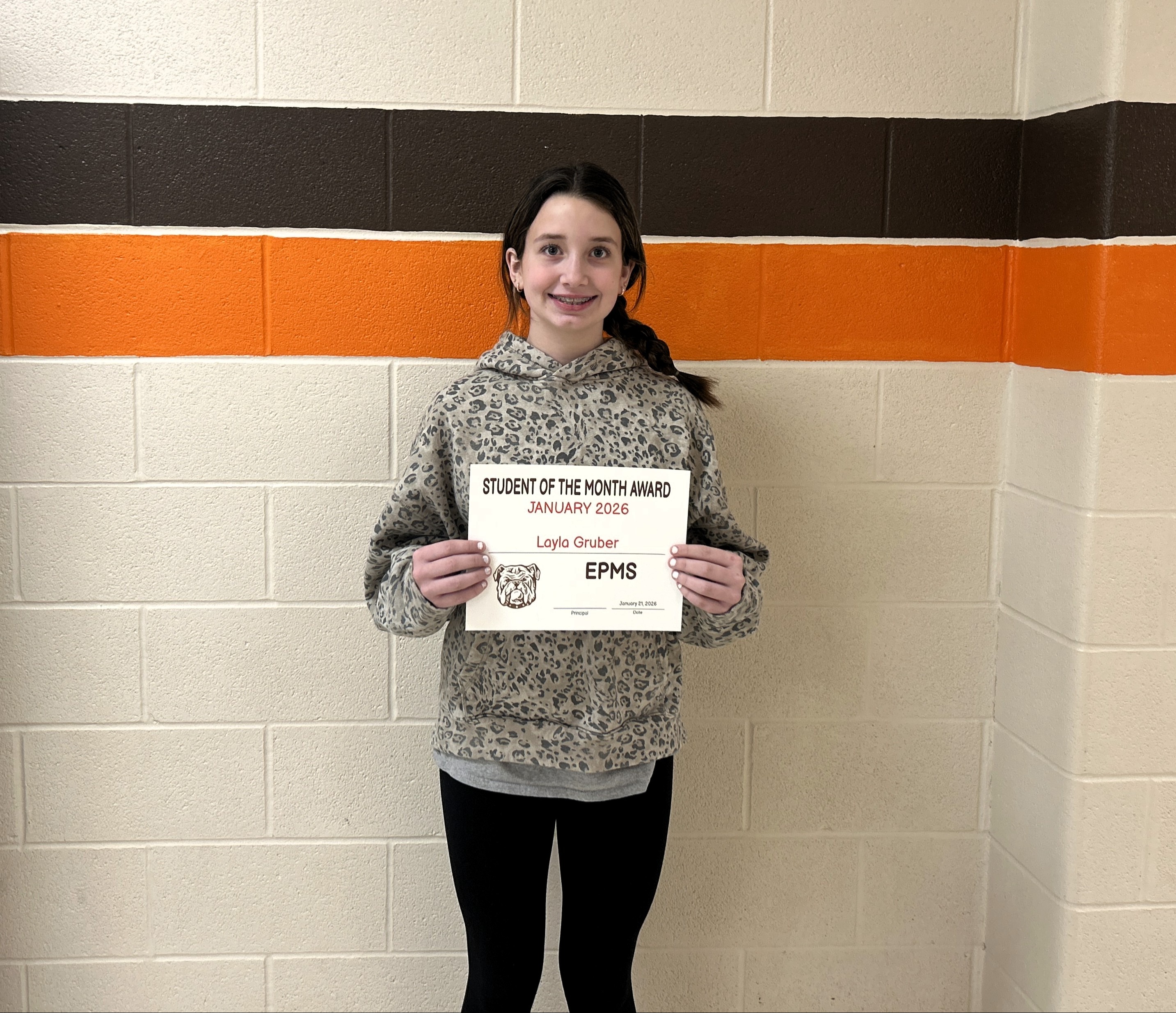 student of the month