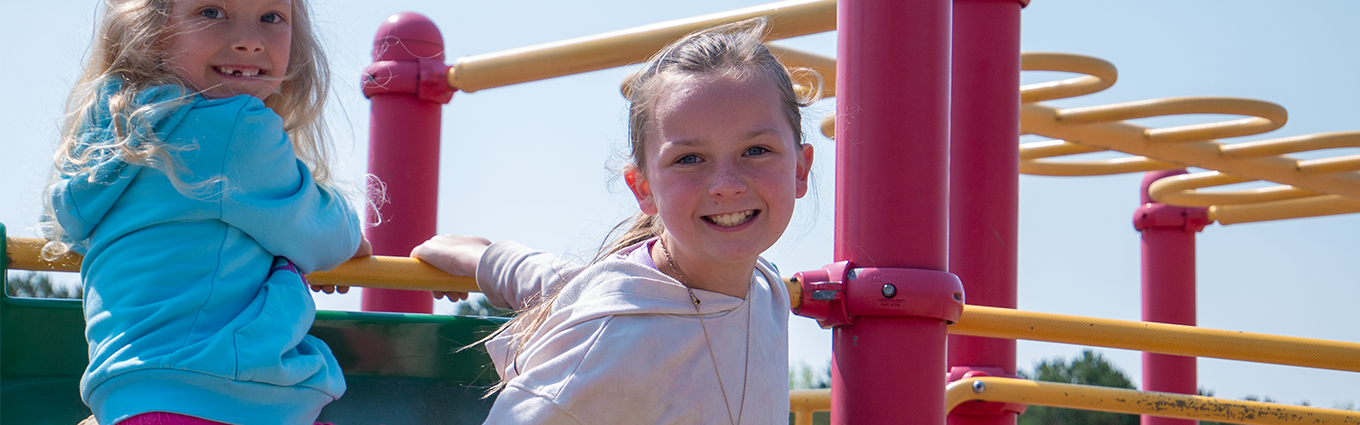 Students on playground 