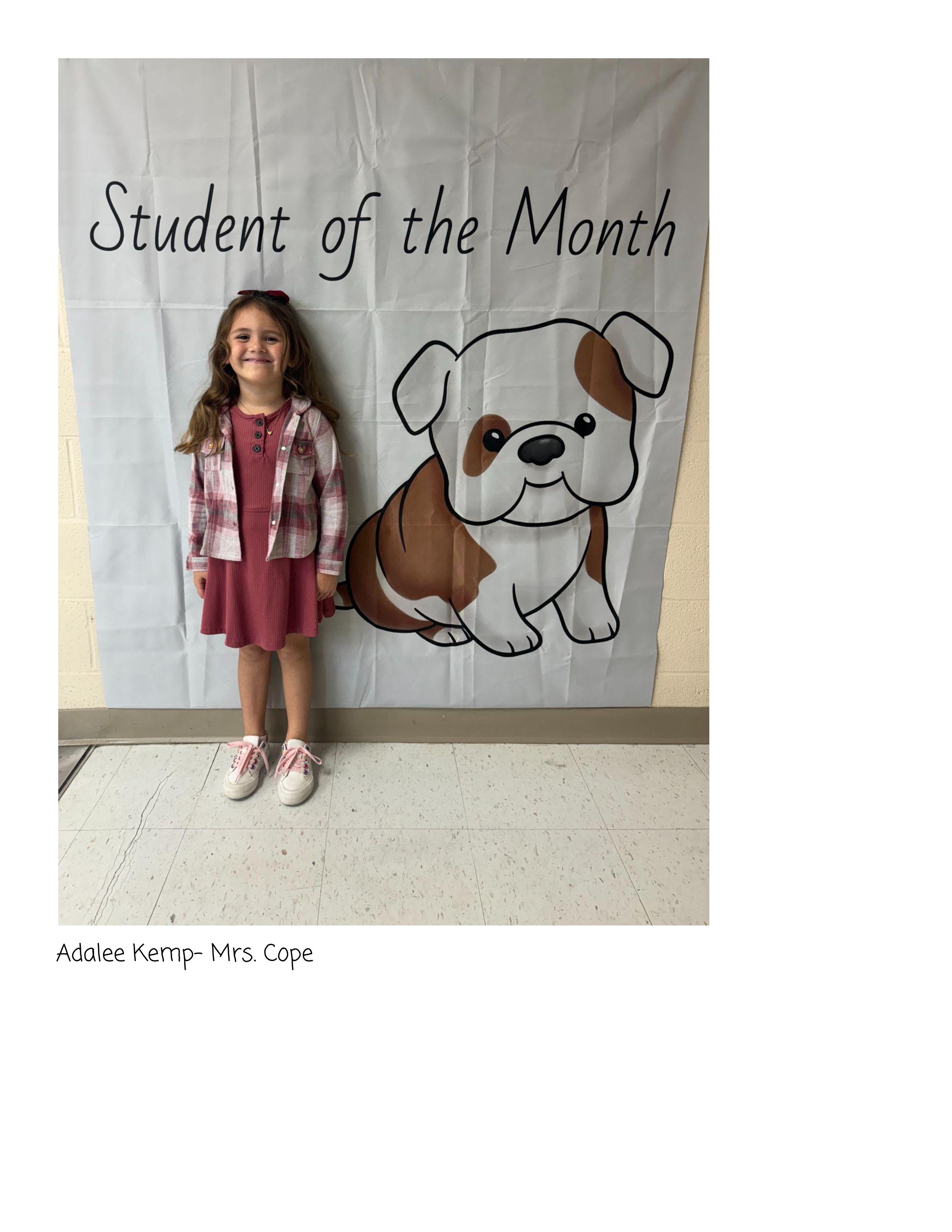 student of the month