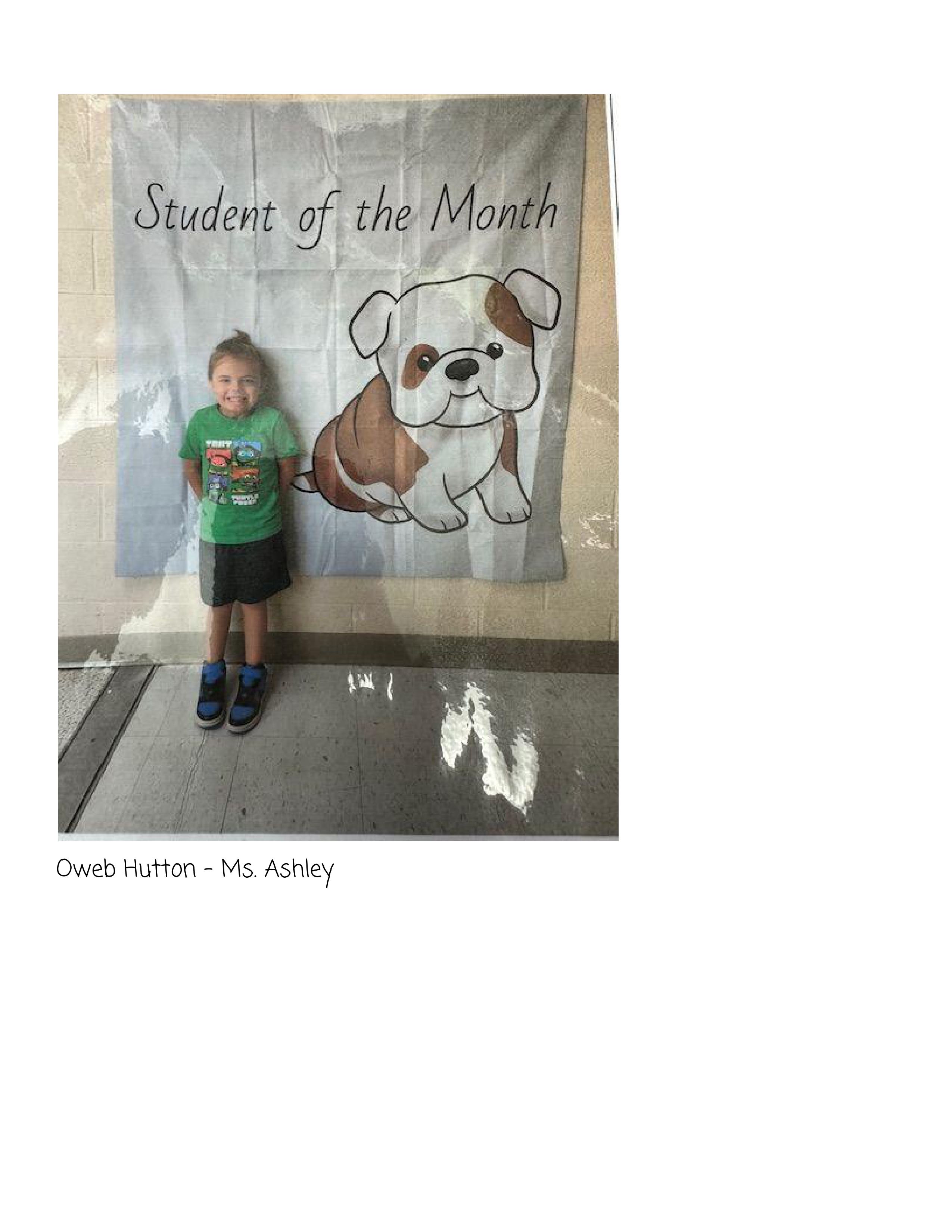 student of the month