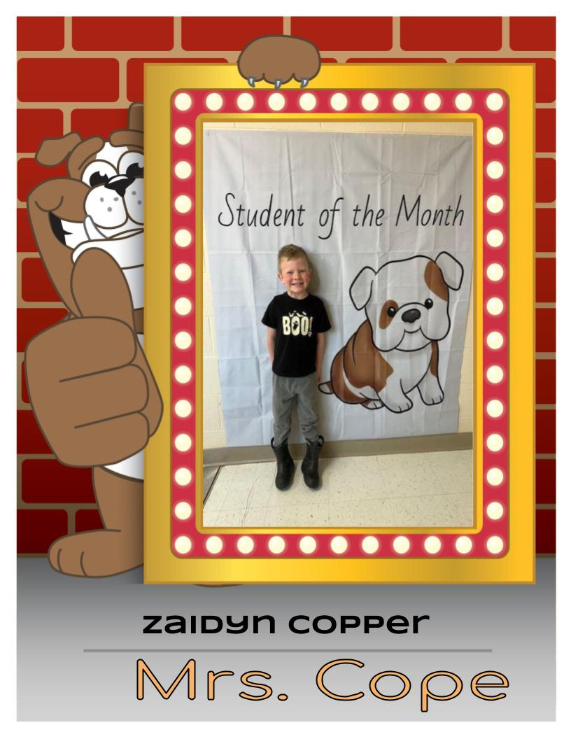 student of the month