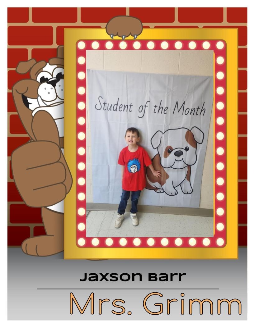 student of the month