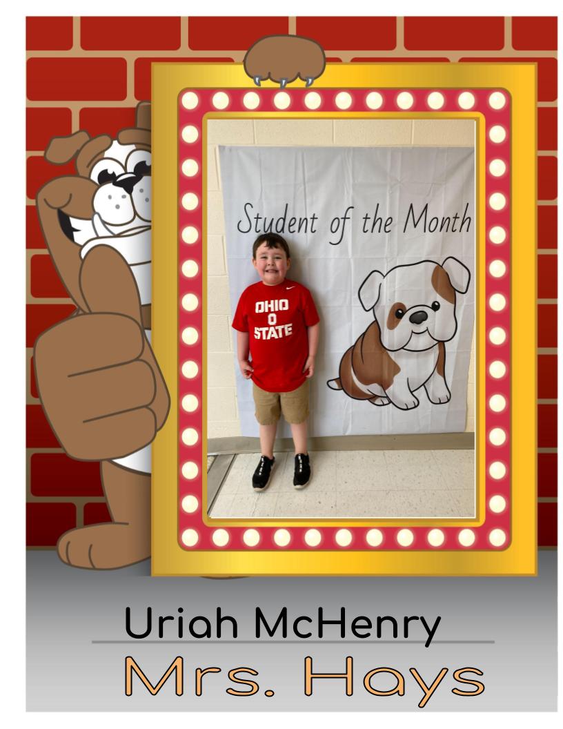student of the month