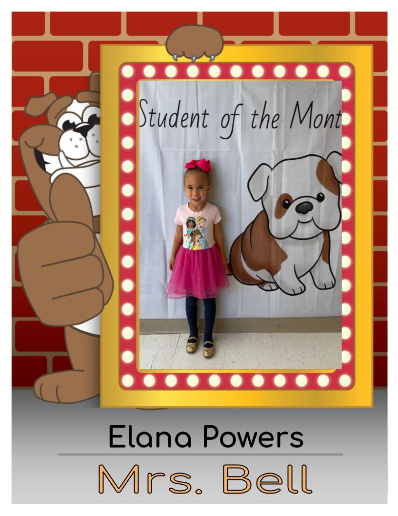 student of the month