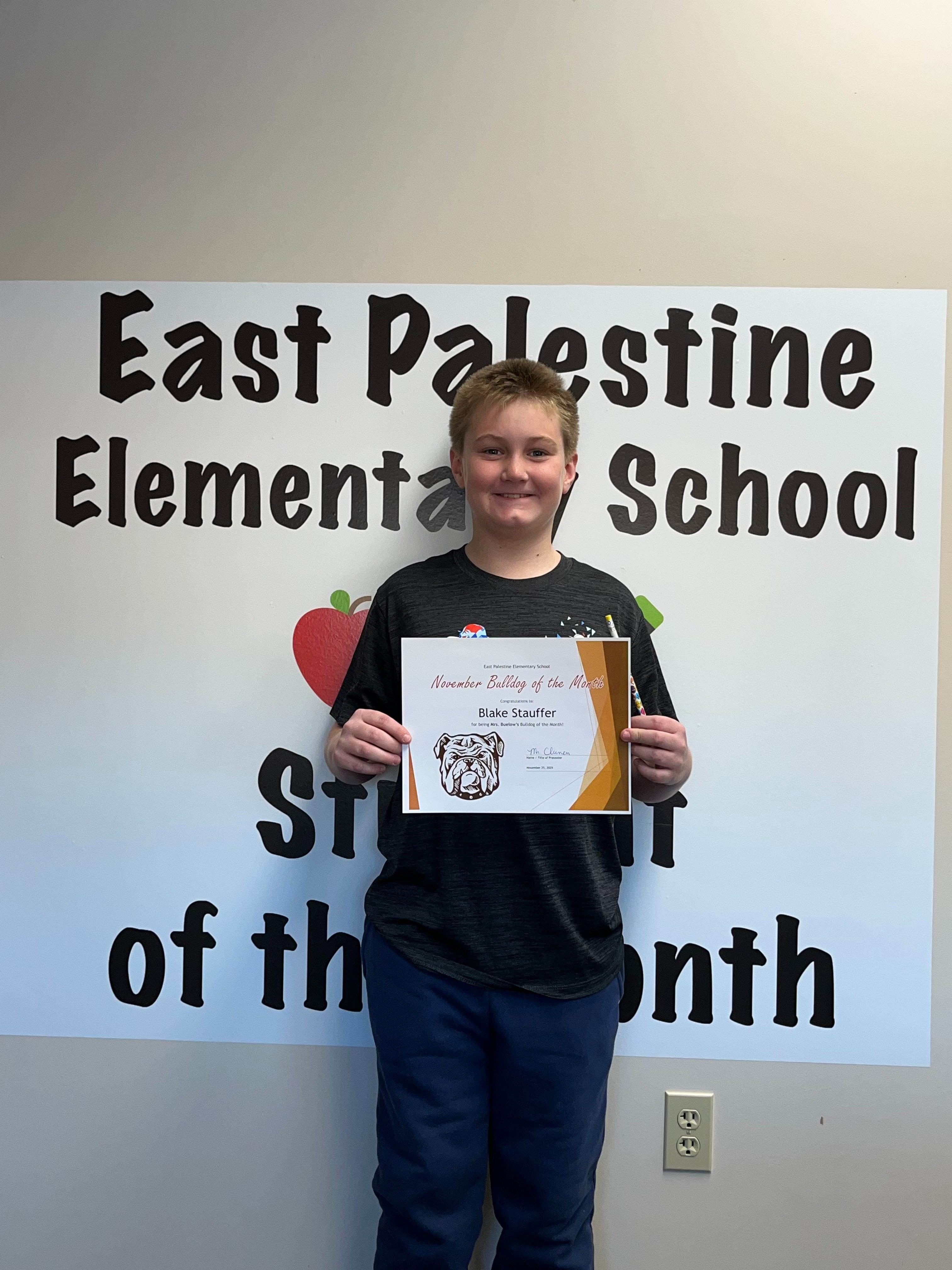 student of the month