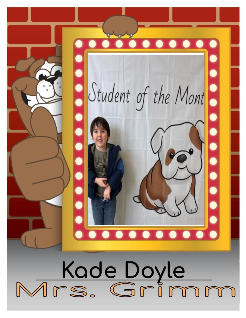 student of the month