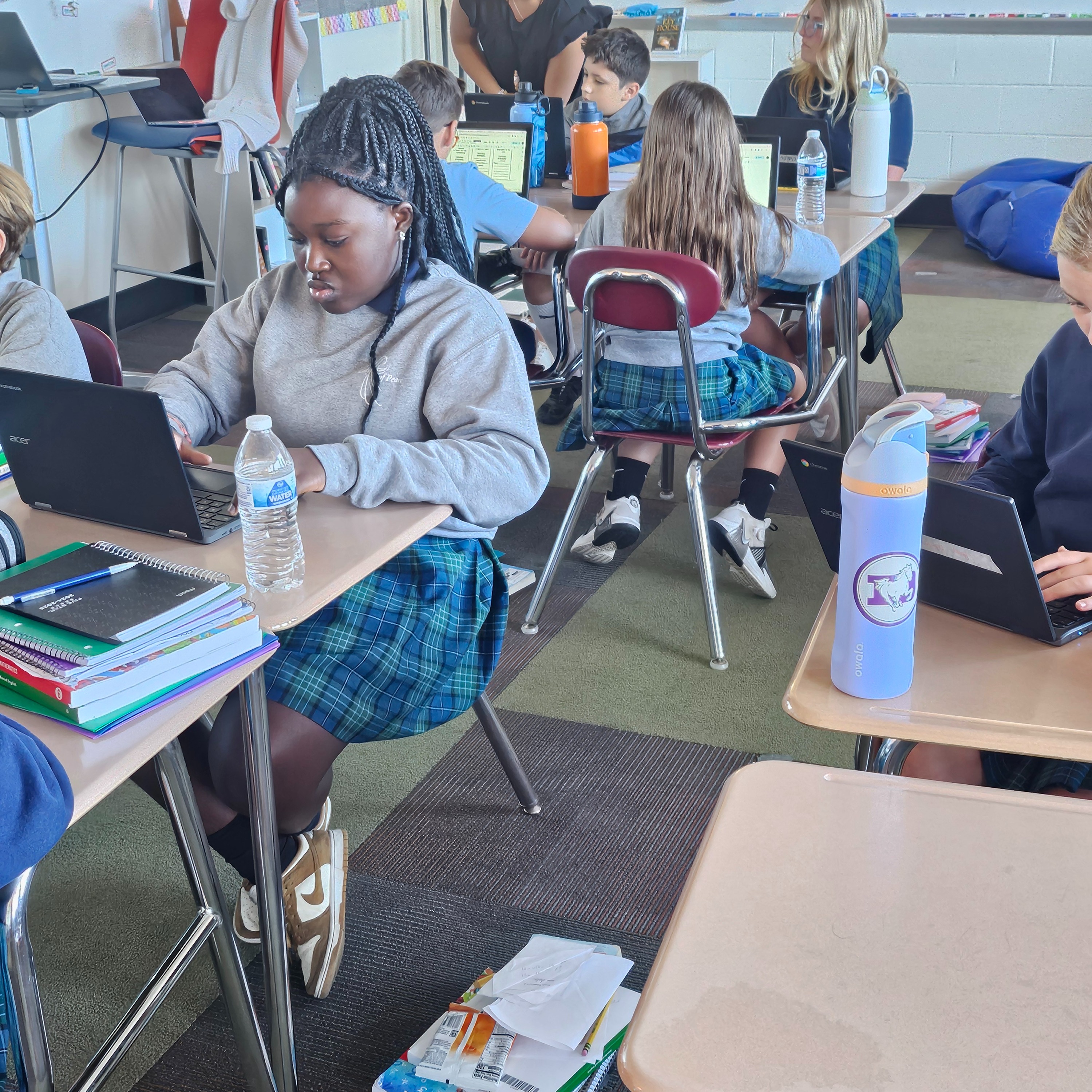 students in classroom