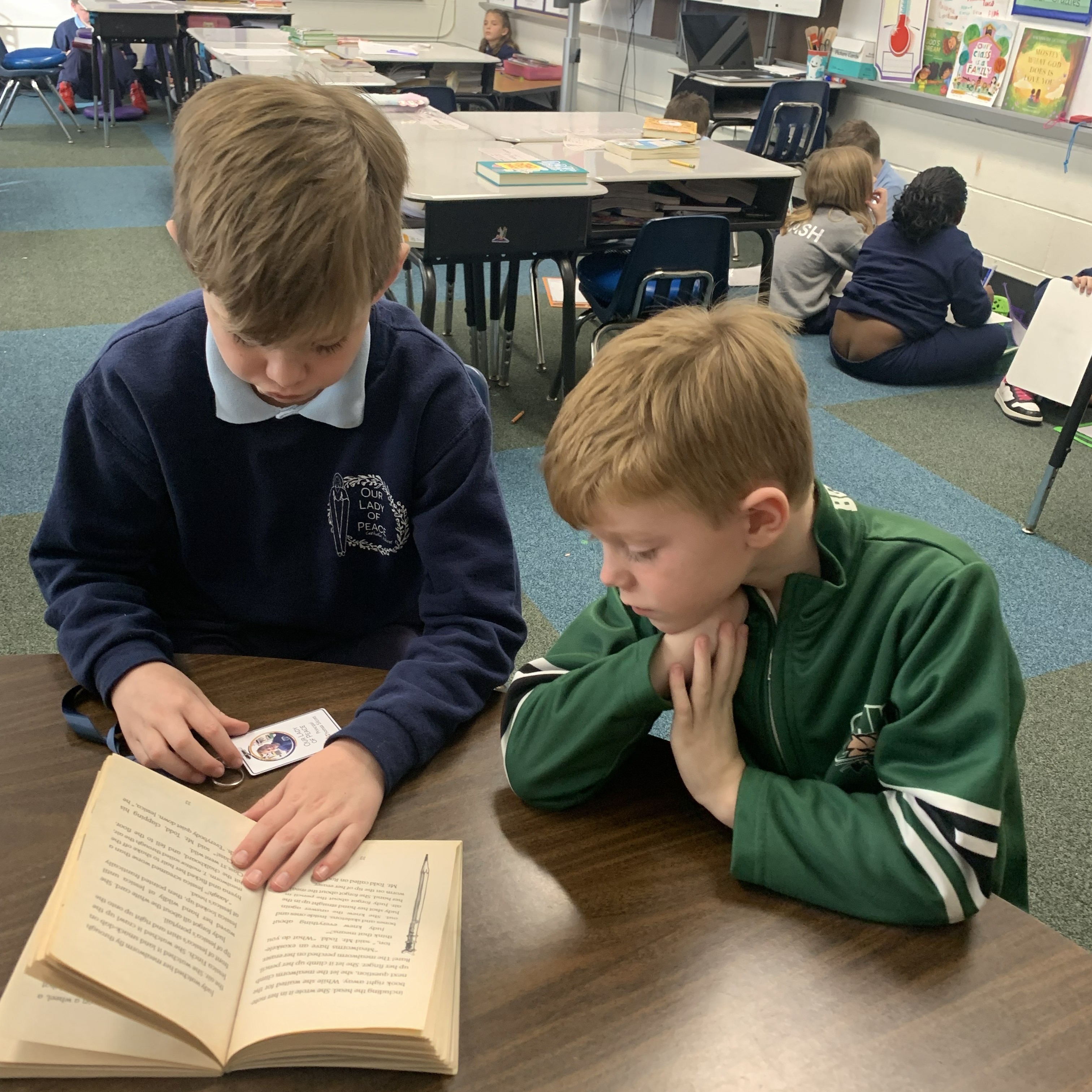 students in classroom