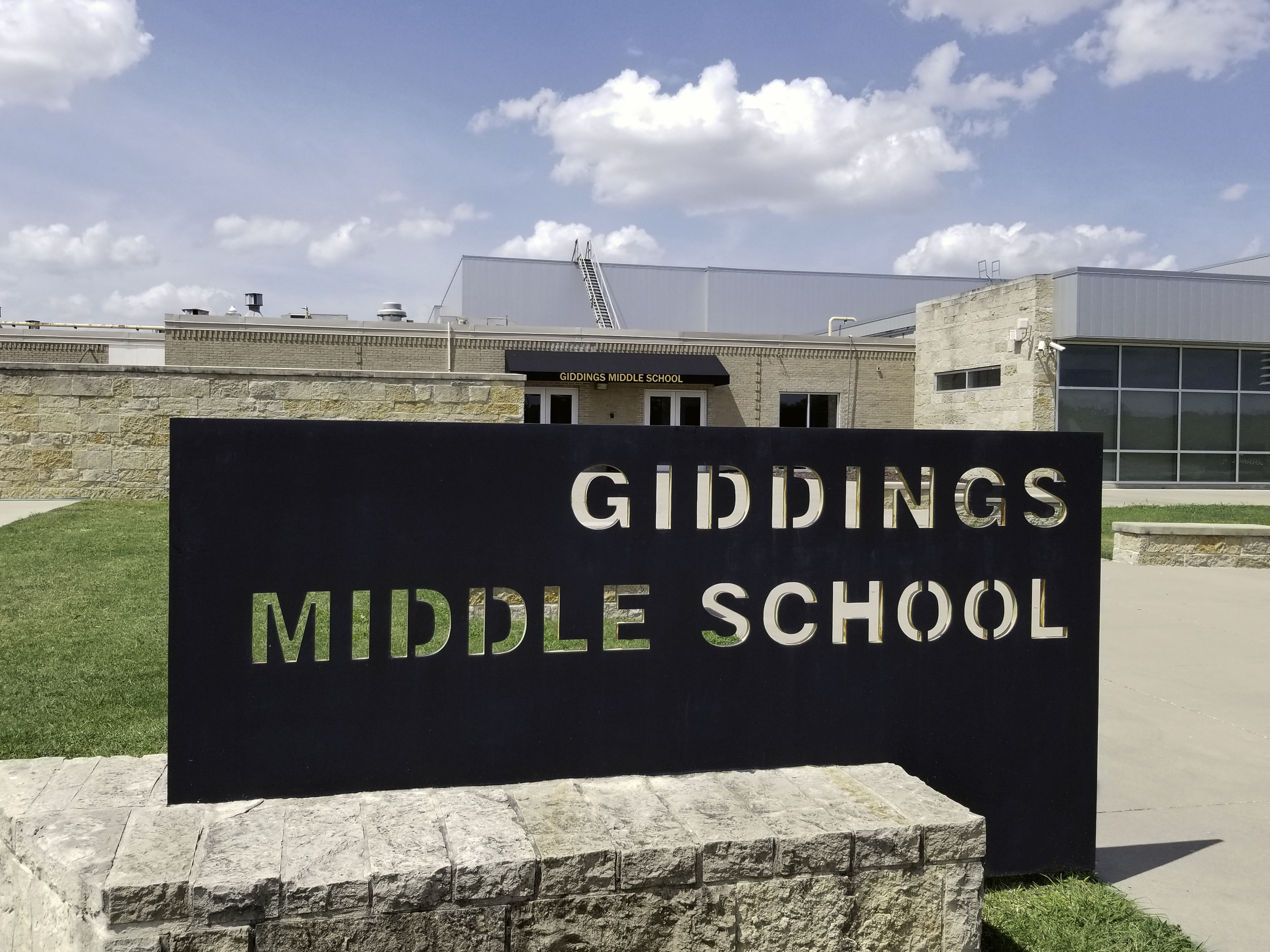 GMS Sign and front of school