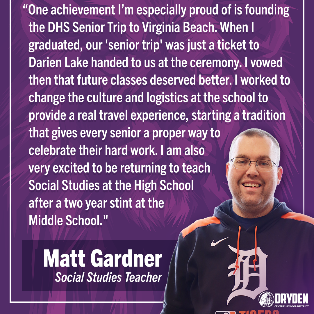 Matt Gardner Staff Spotlight