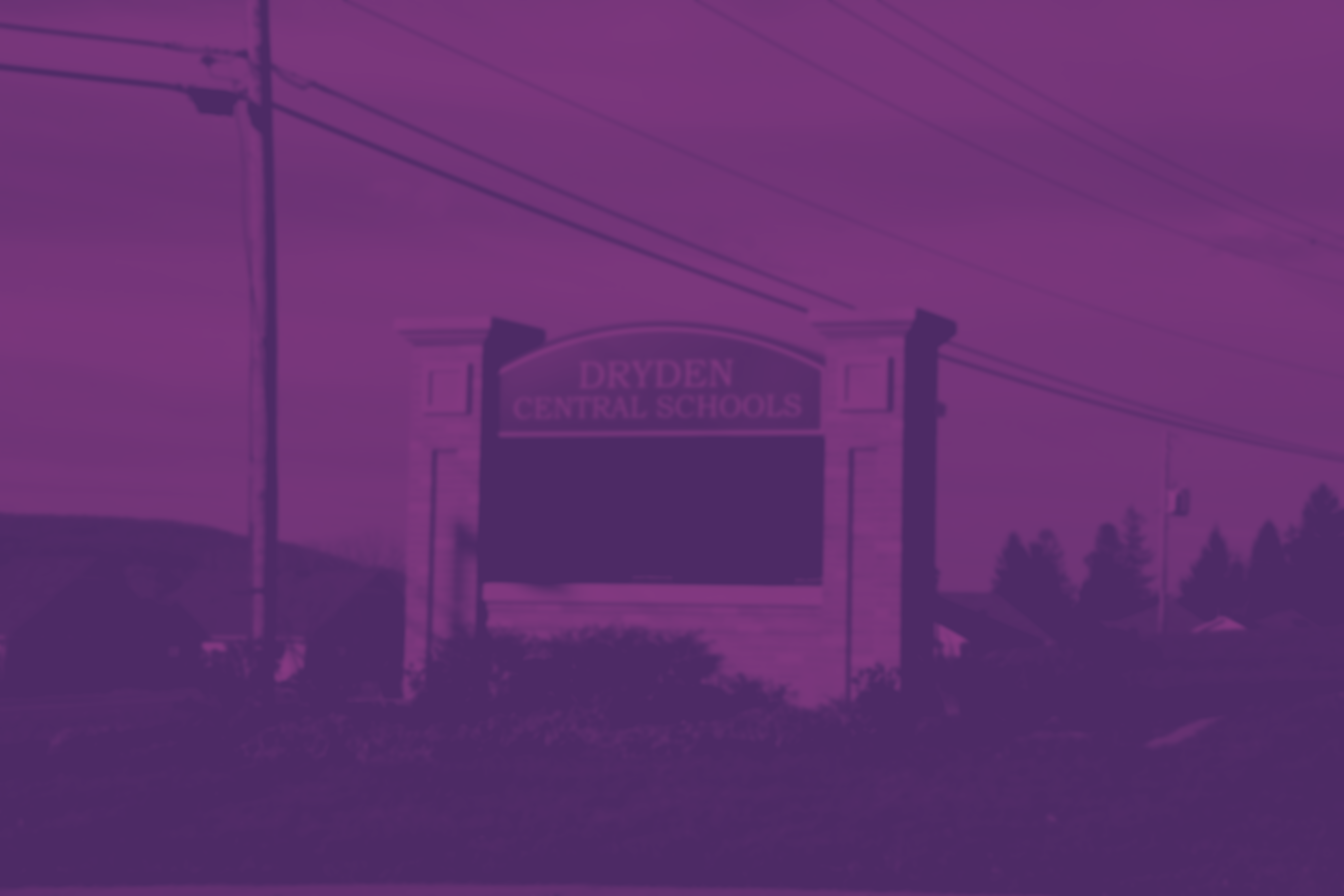 DCSD Sign Purple Background