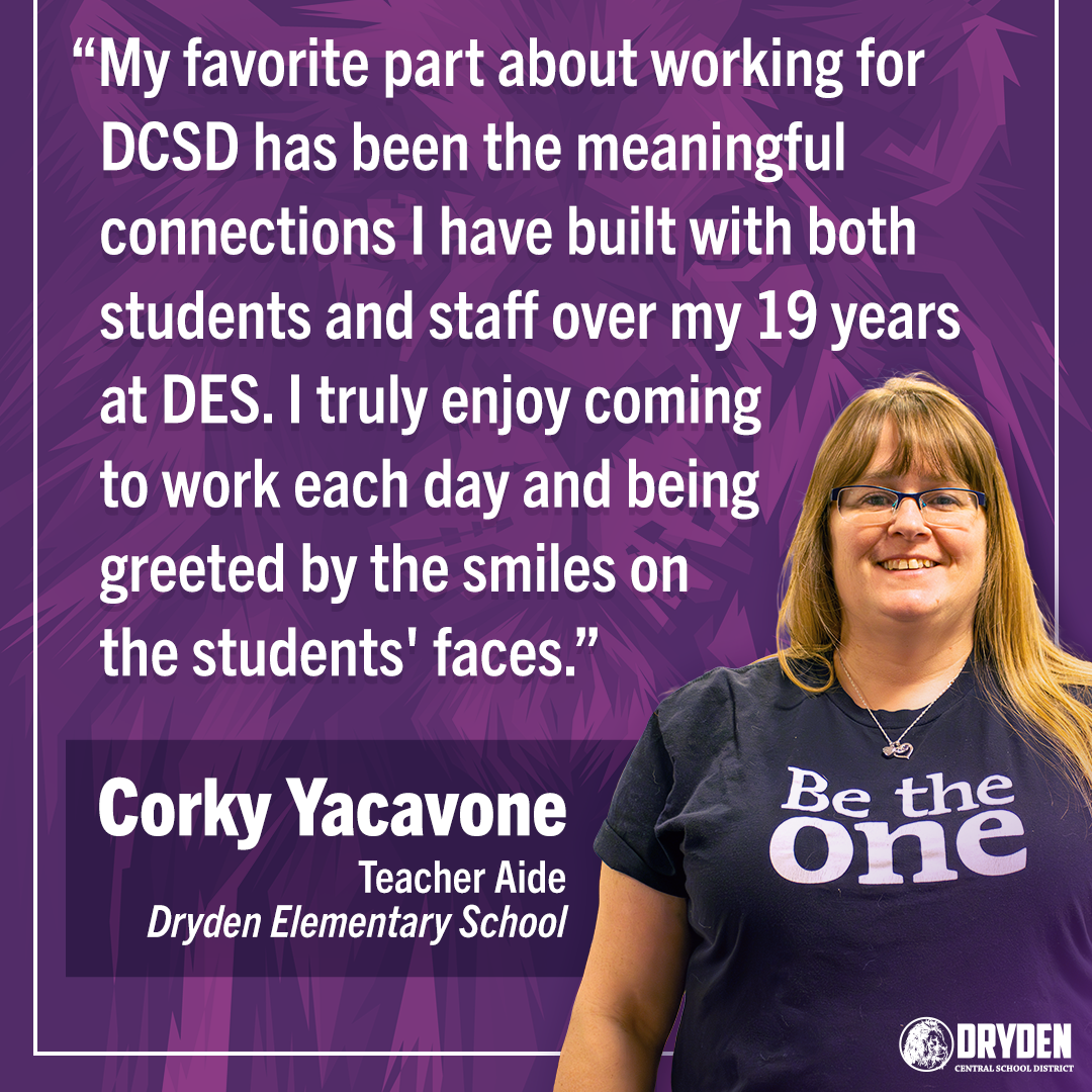 Corky Yacavone Staff spotlight