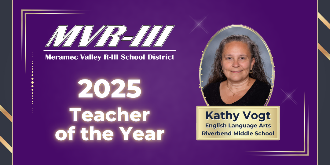 2025 MVR-III Teacher of the Year - Kathy Vogt