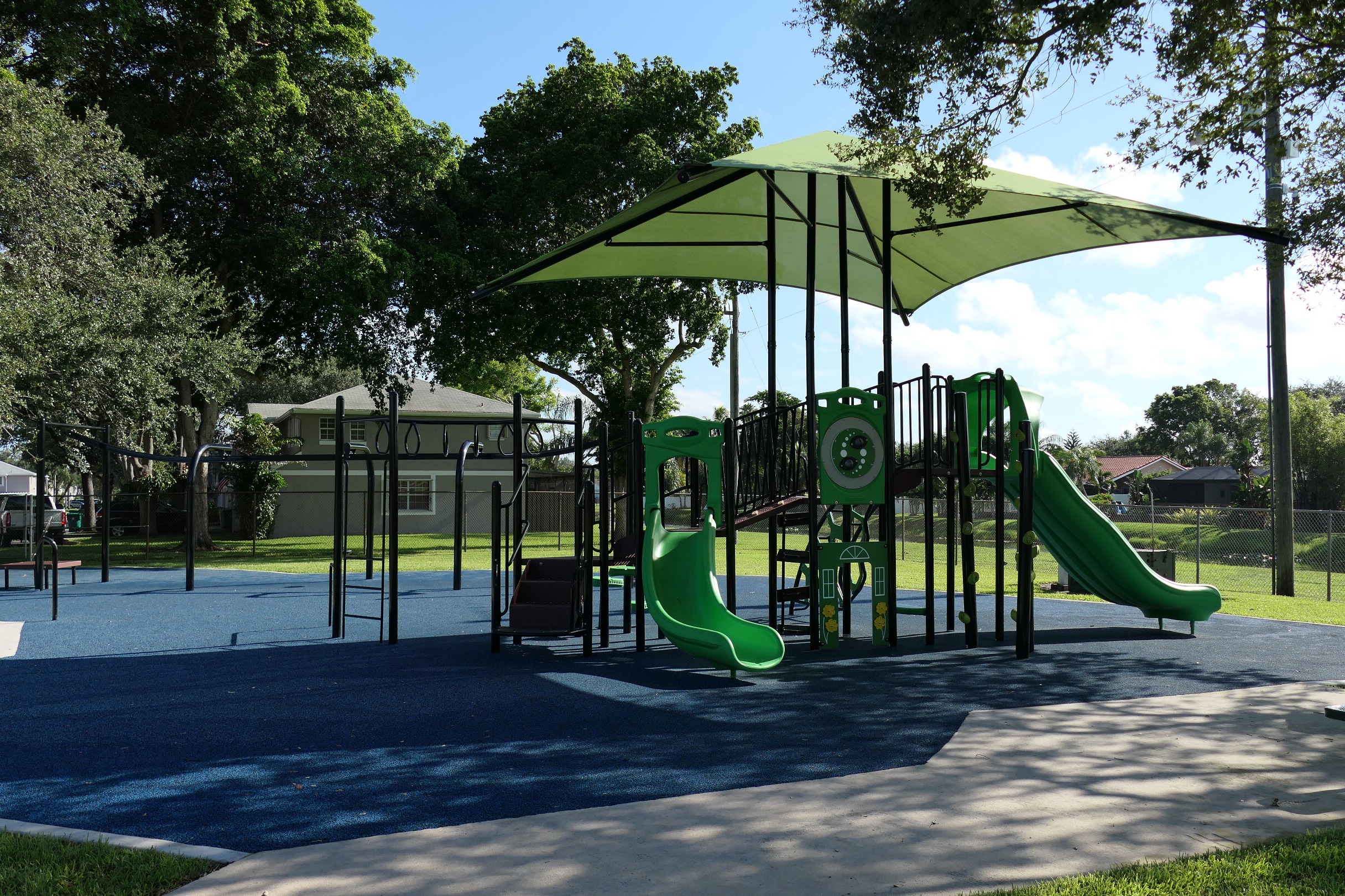 Image depicts playground at City Mike Park