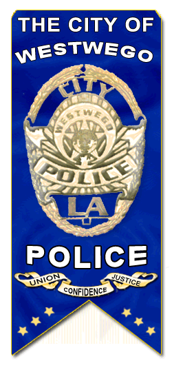 The City of Westwego Police Banner, Union Confidence Justice