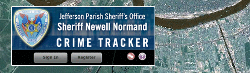 Jefferson Parish Sheriff's Office Newell Normand Crime Tracker