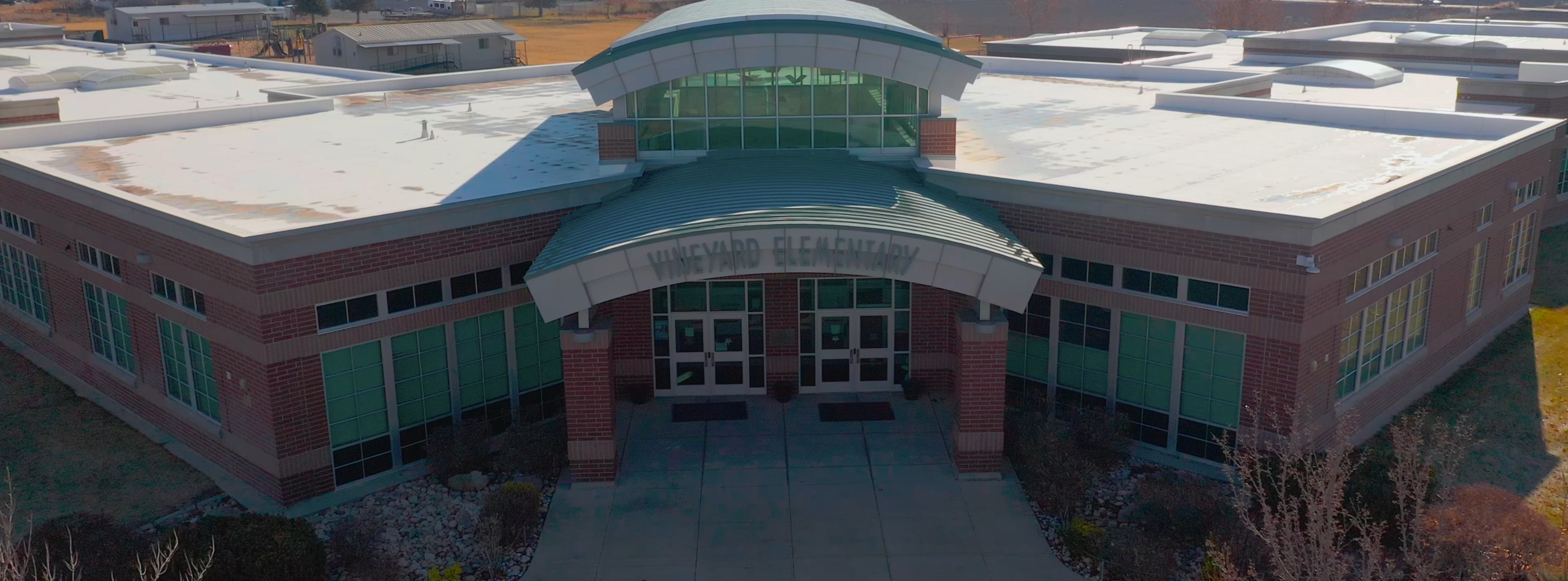 aerial view of Vineyard Elementary
