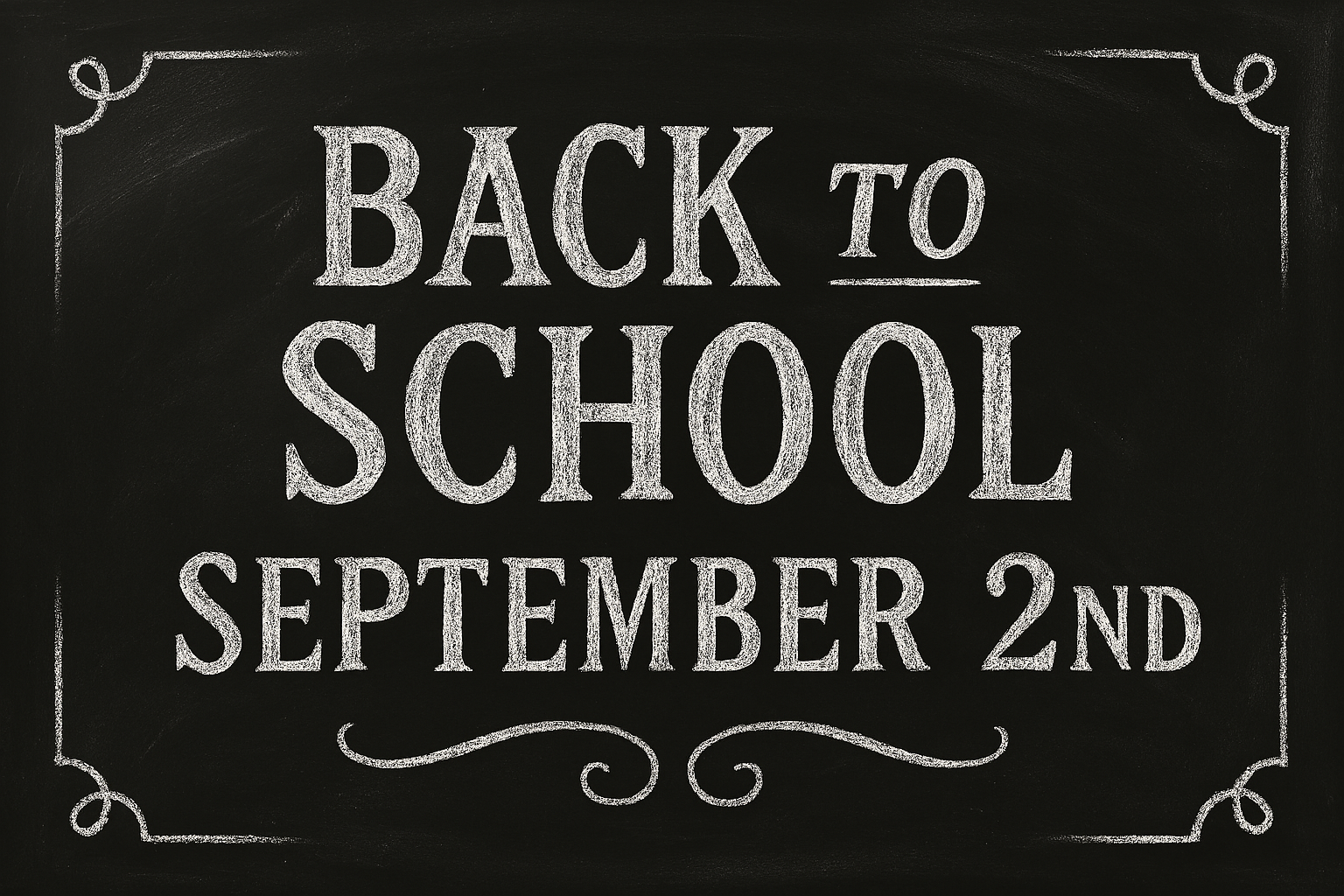 Back to school september 2