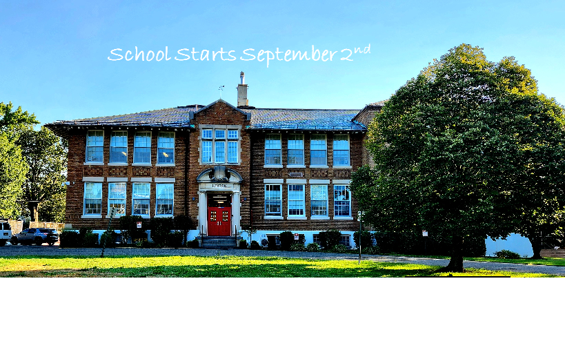 School Starts September 2nd