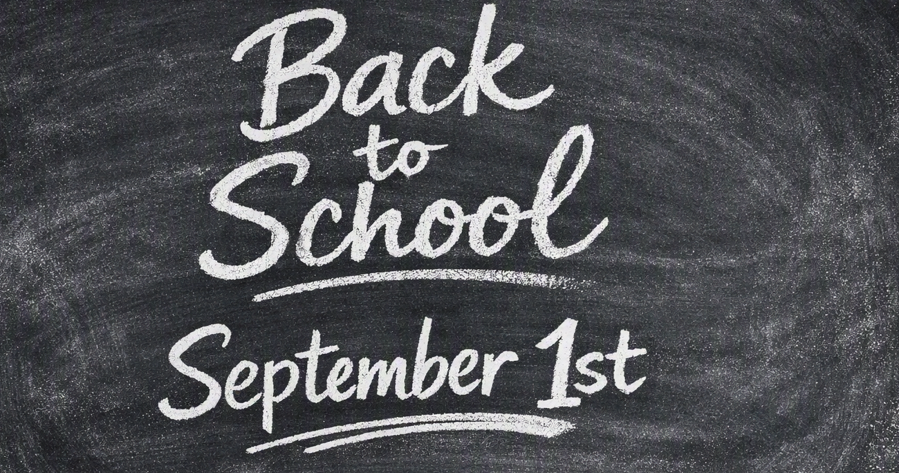 back to school september 1