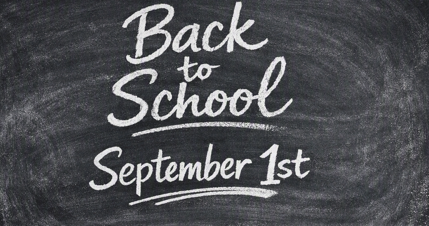back to school september 1
