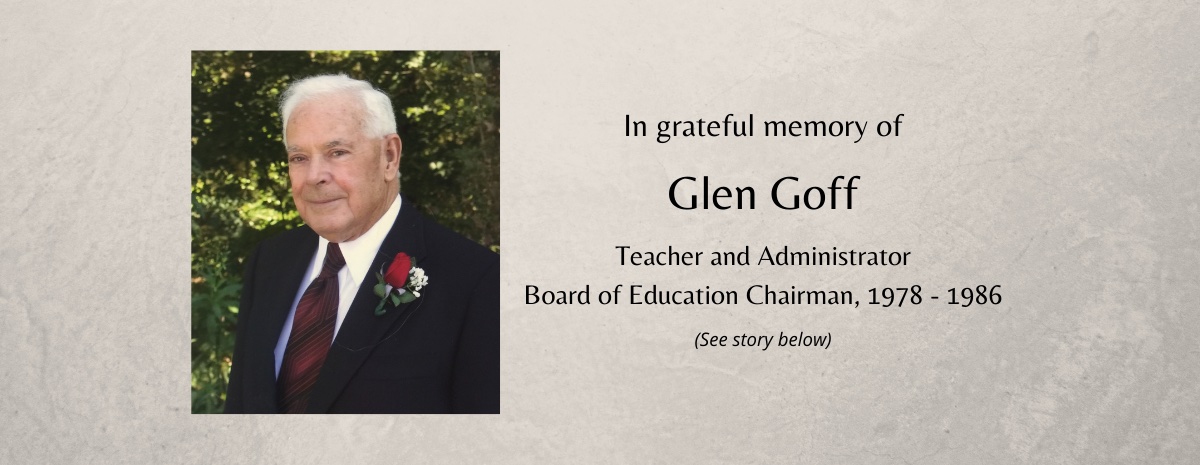 Glen Goff Tribute see story below in News