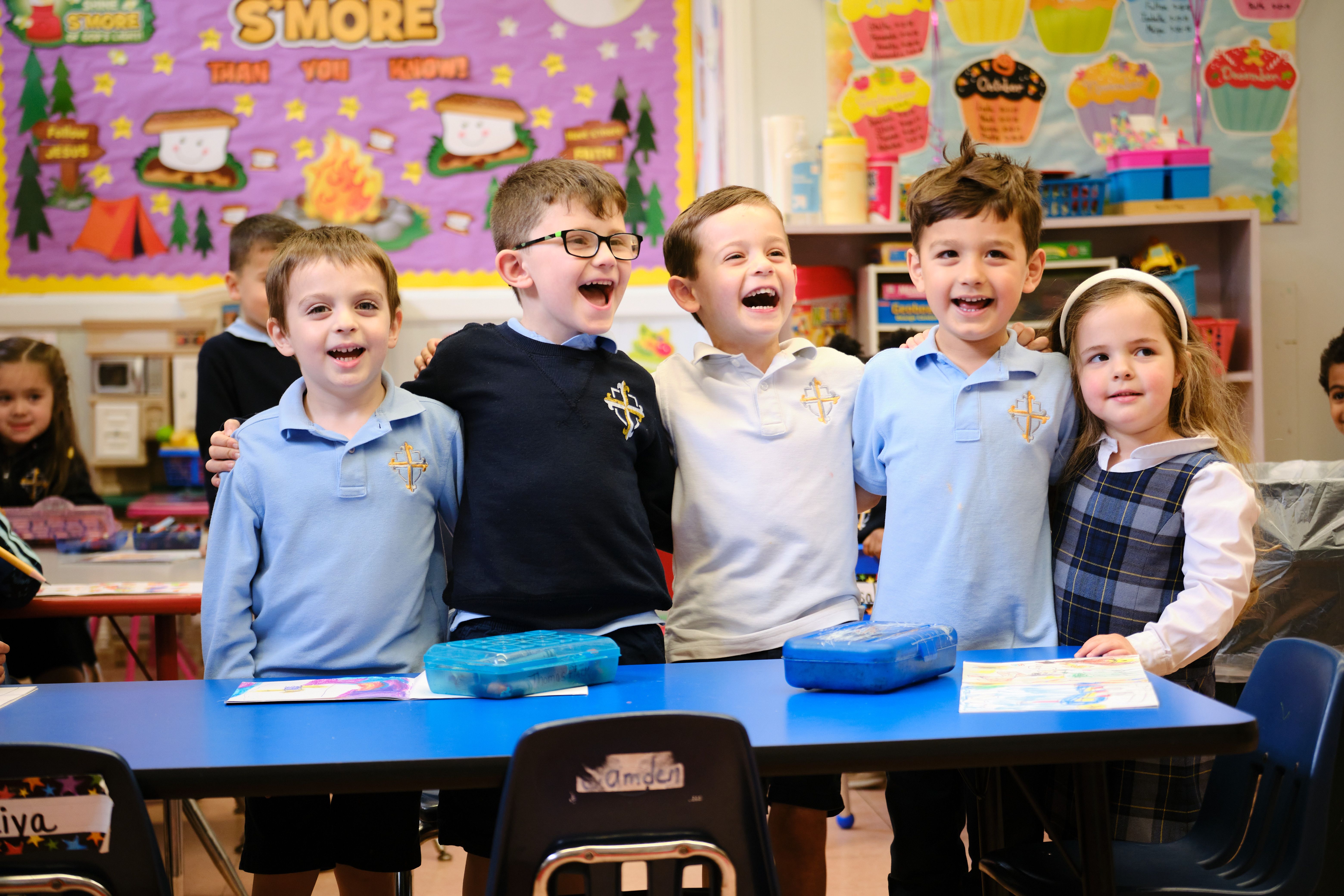 Pre-K Students at St. Pius V School