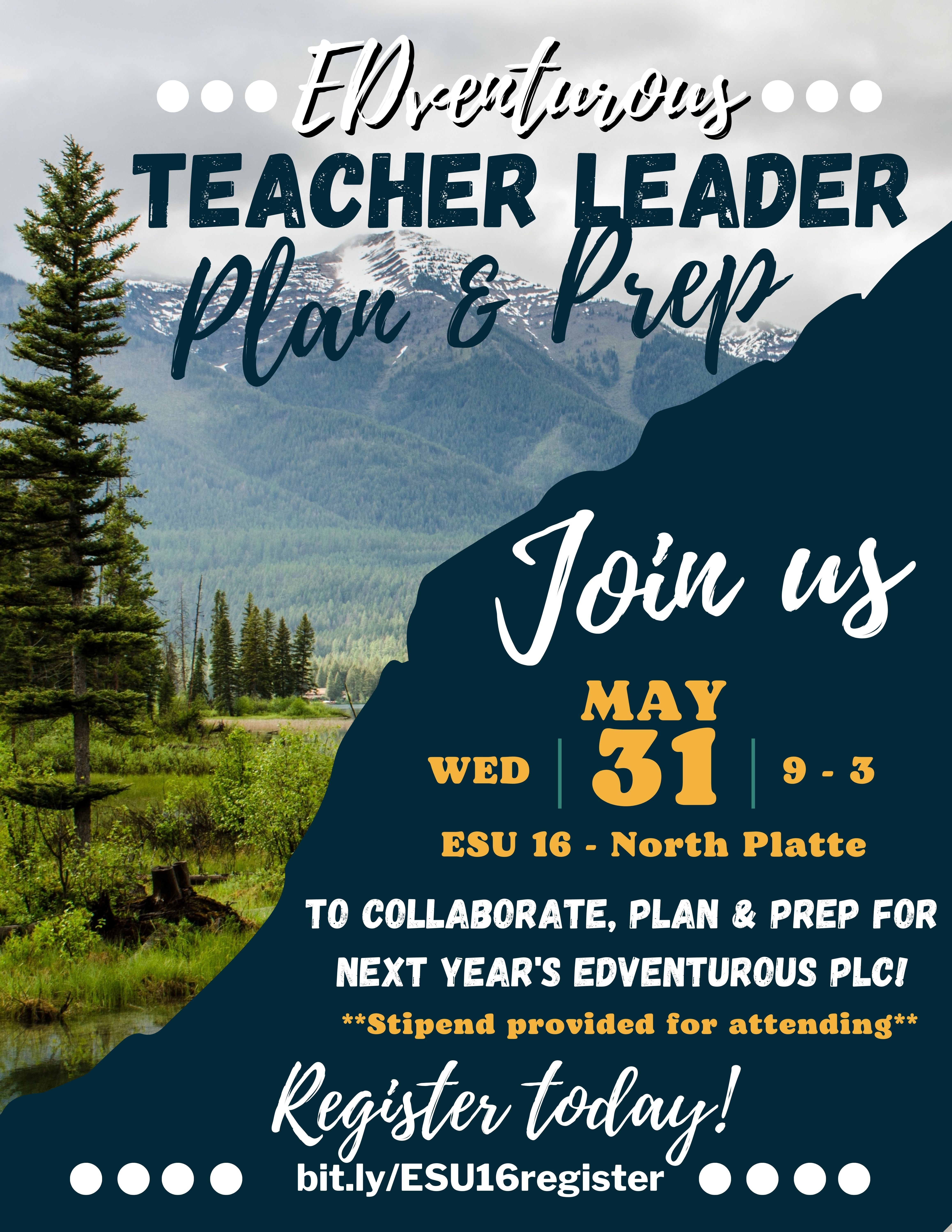 Teacher Leader Plan and Prep Day for EdVenturous PLC