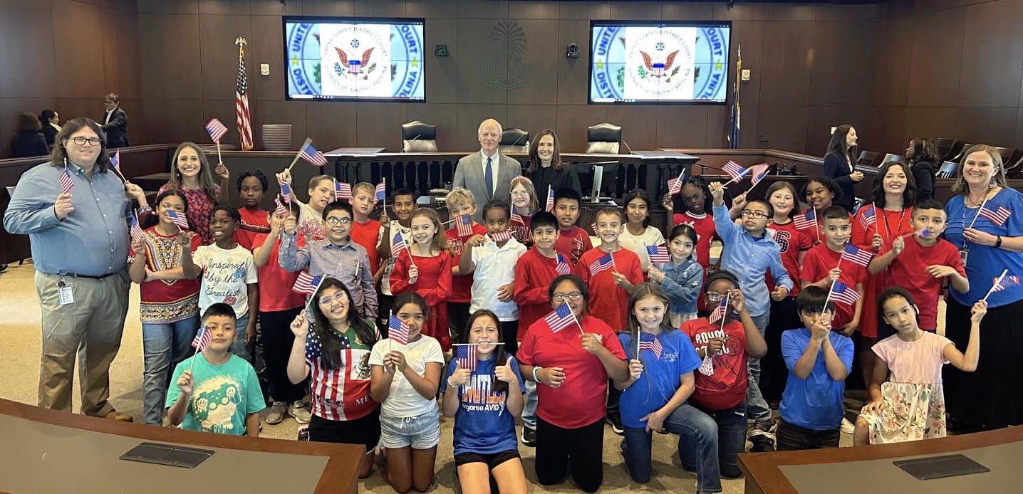 Congaree Elementary students 