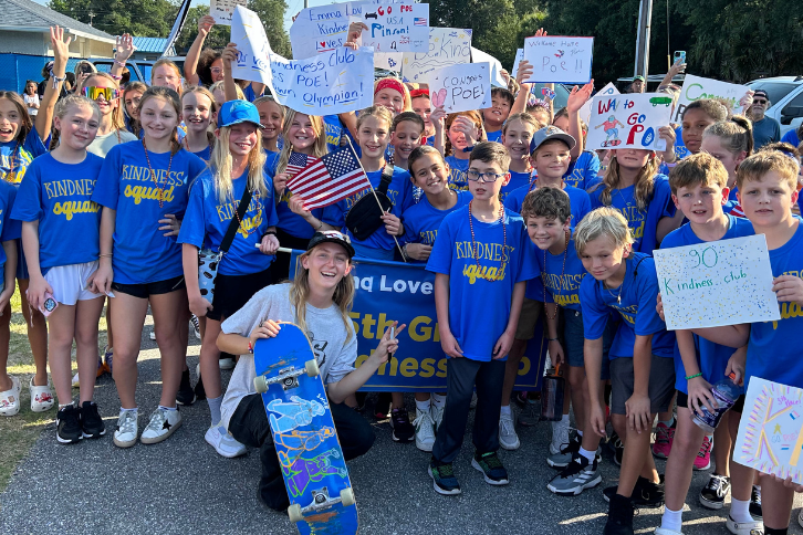 Students at parade