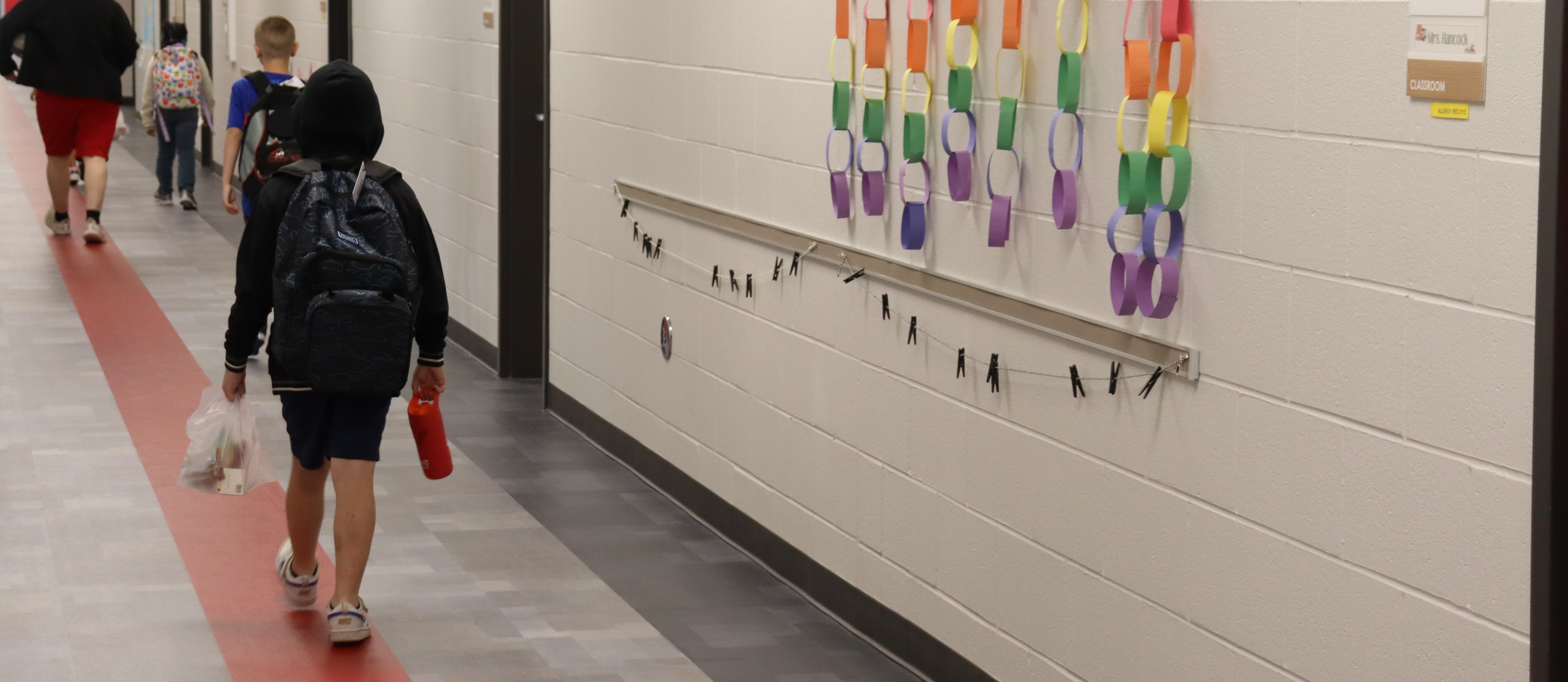 kids in hallway