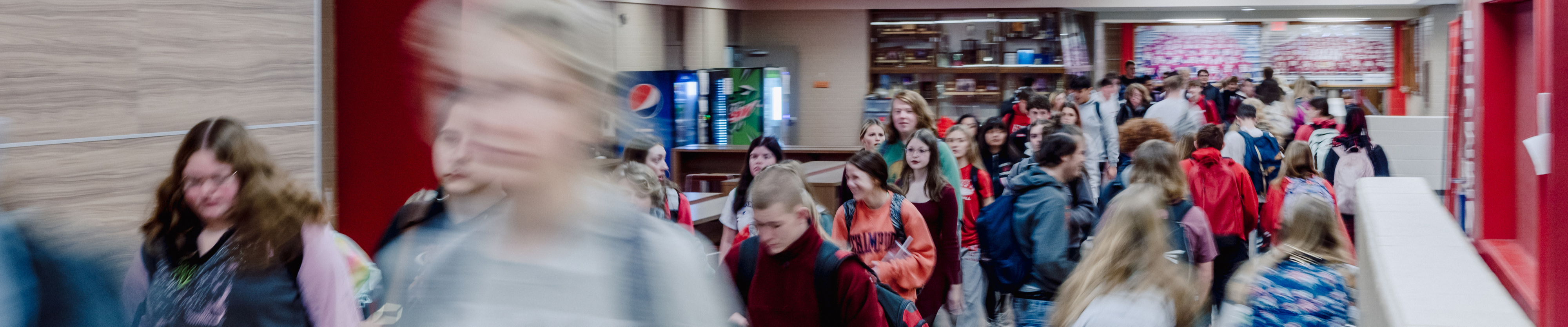 Hallway Scene - Fort Scott High School